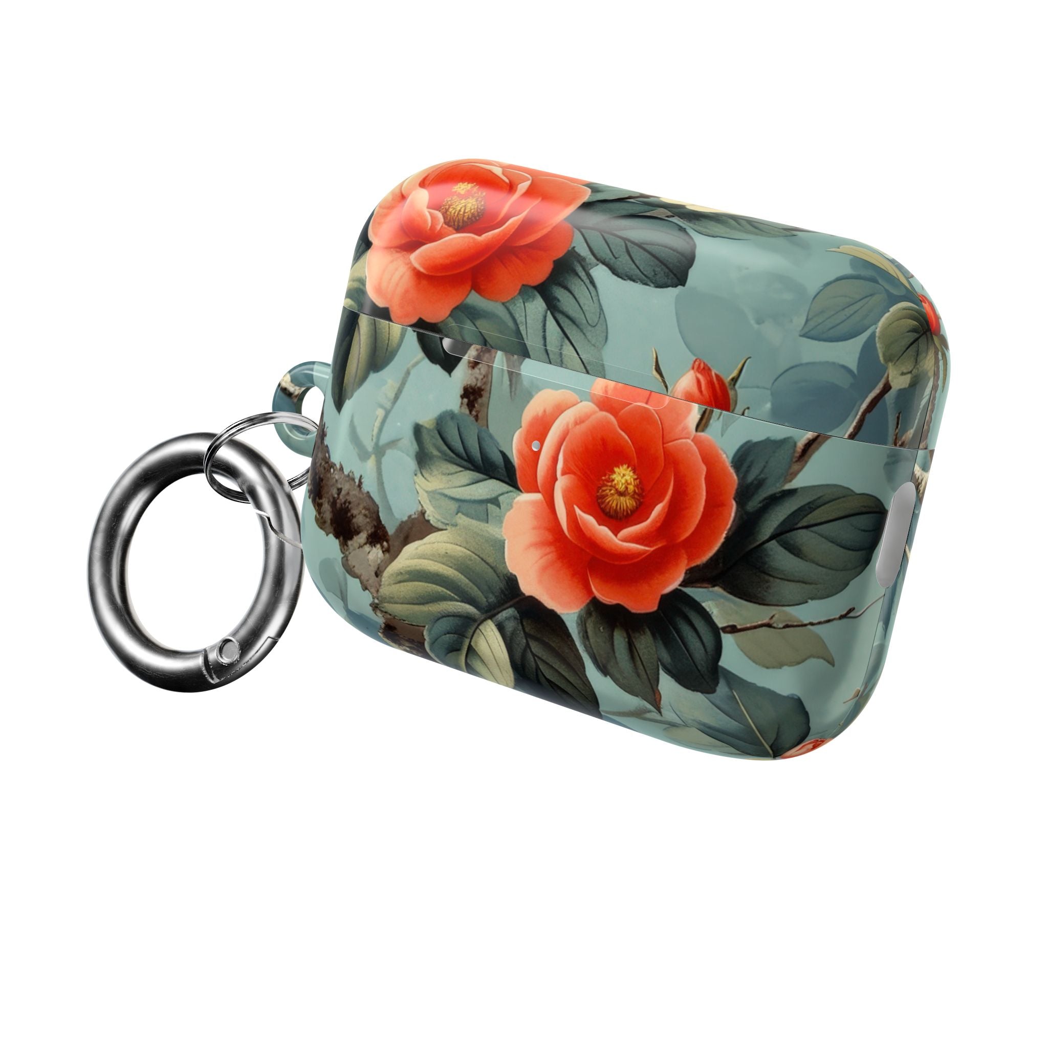 Pink Camellia - AirPods Case