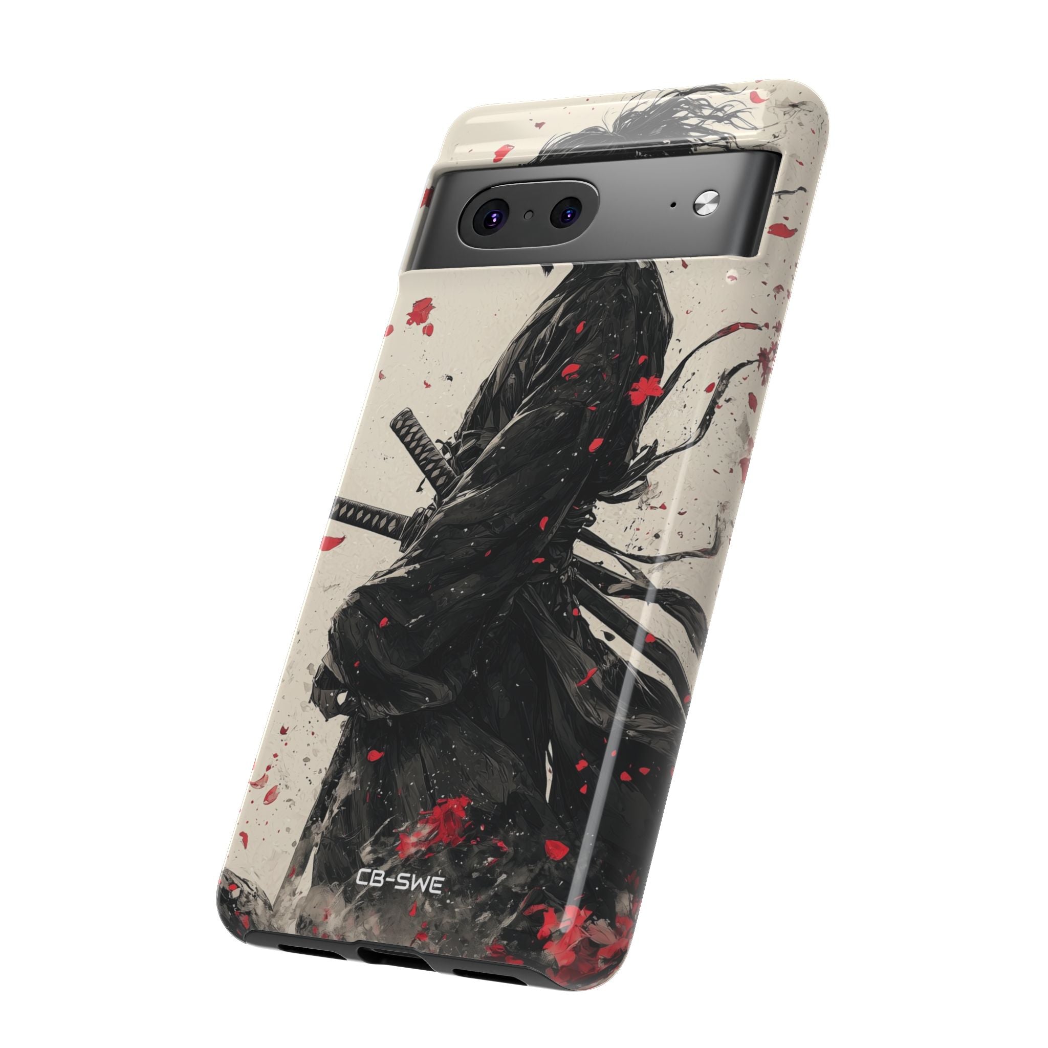 Falling Samurai Petals - Google Pixel Case