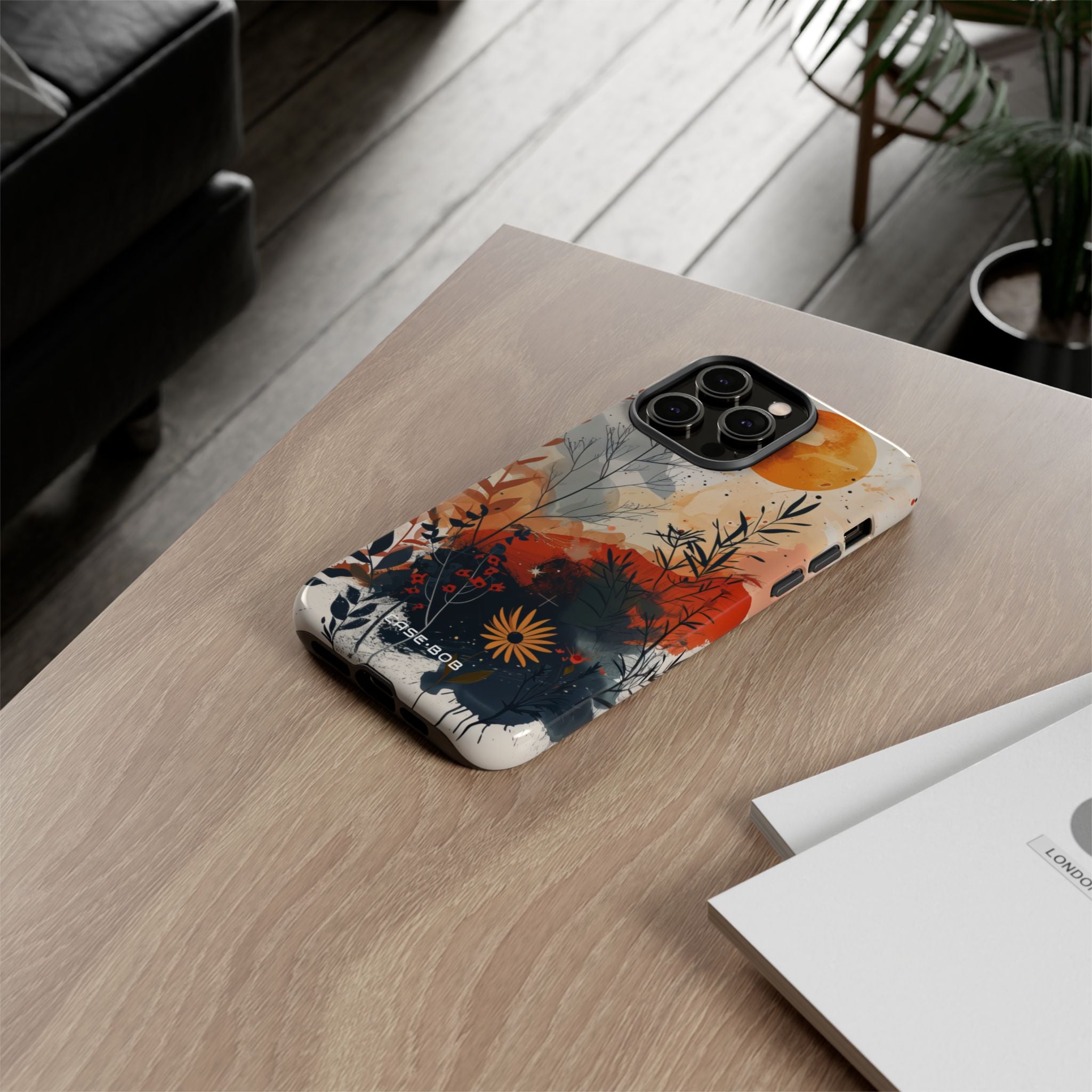 Orange Solstice iPhone 14 Pro Max Case - Tough