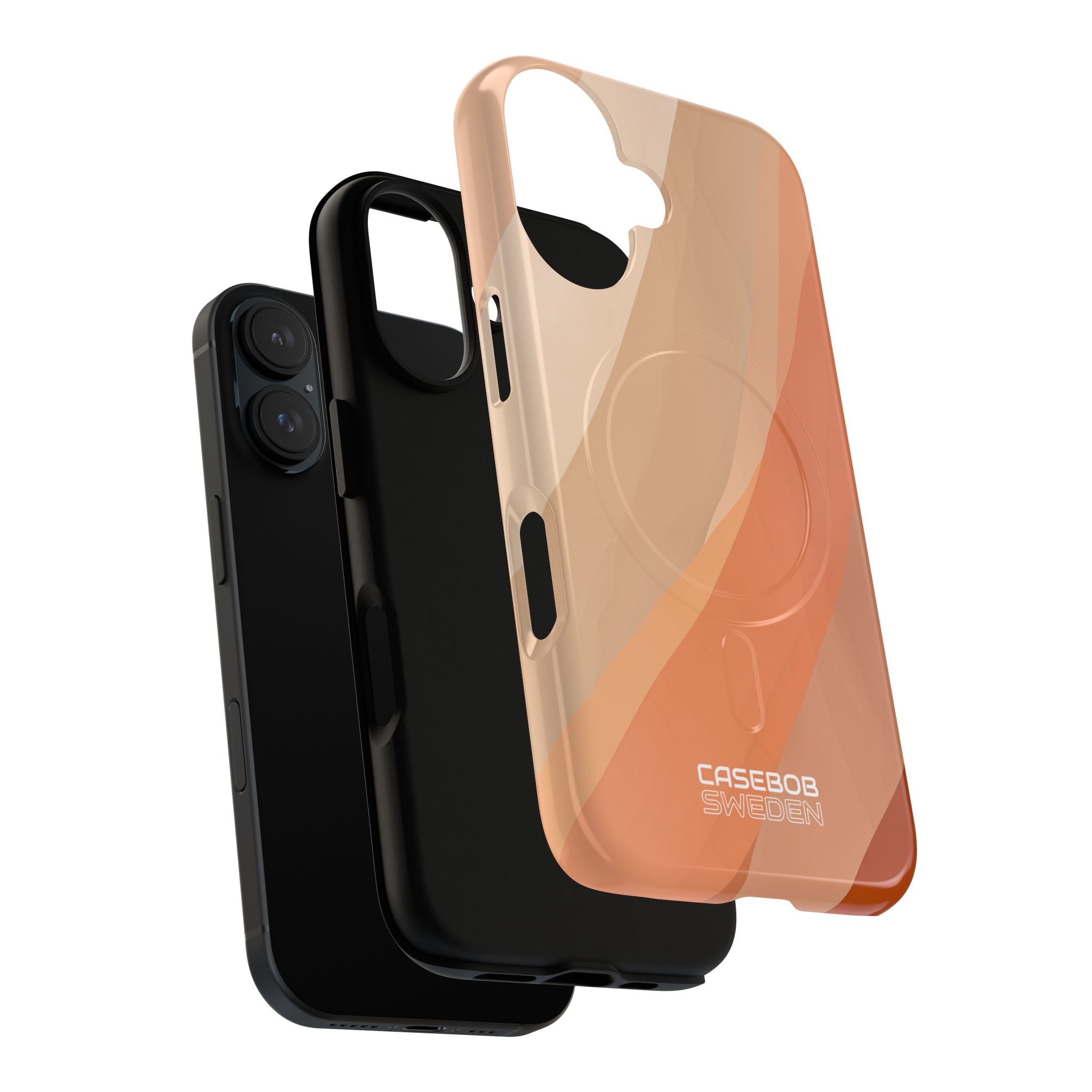 Soft Horizon Waves iPhone 16 - Tough+