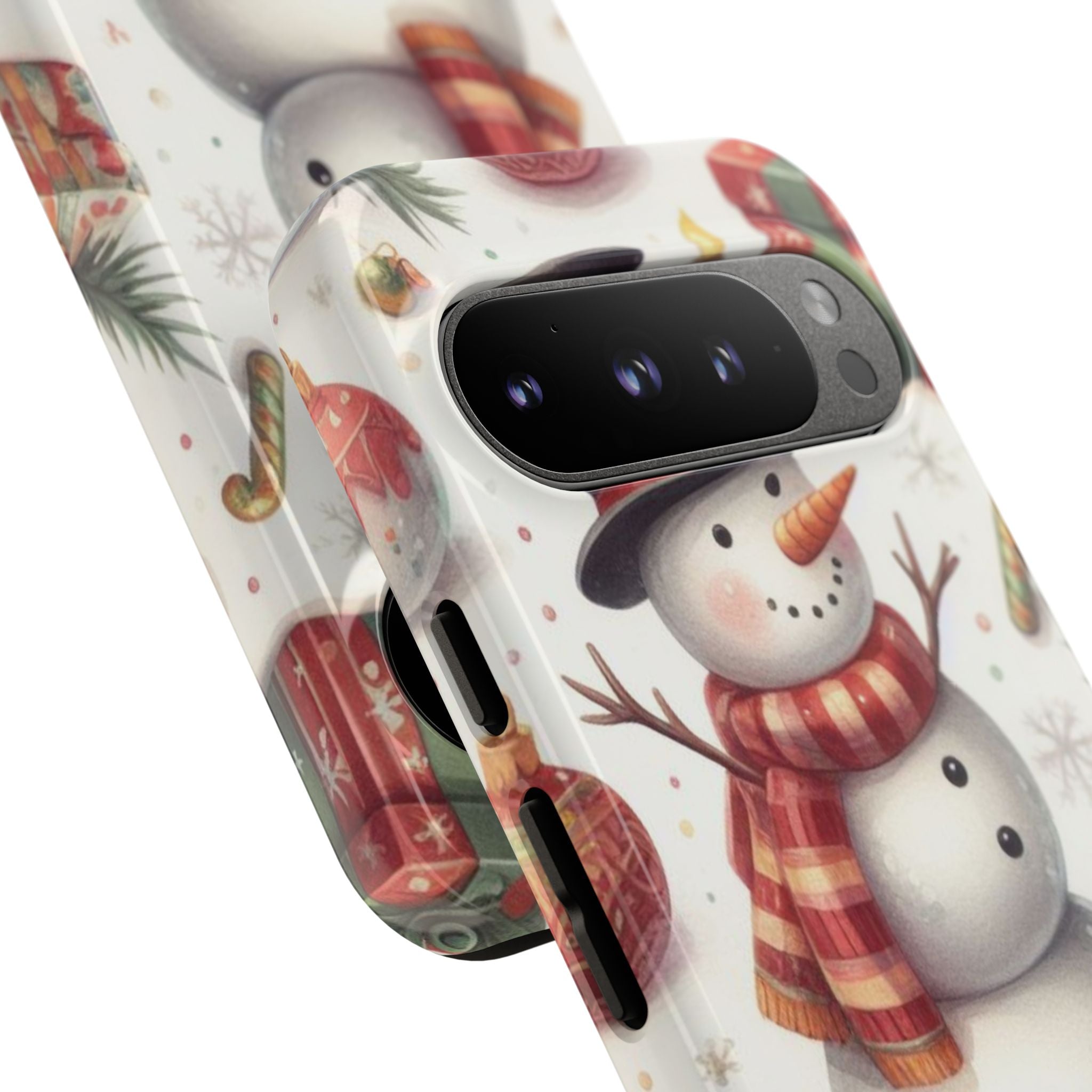 Snowman Wears Scarf - Google Pixel Case