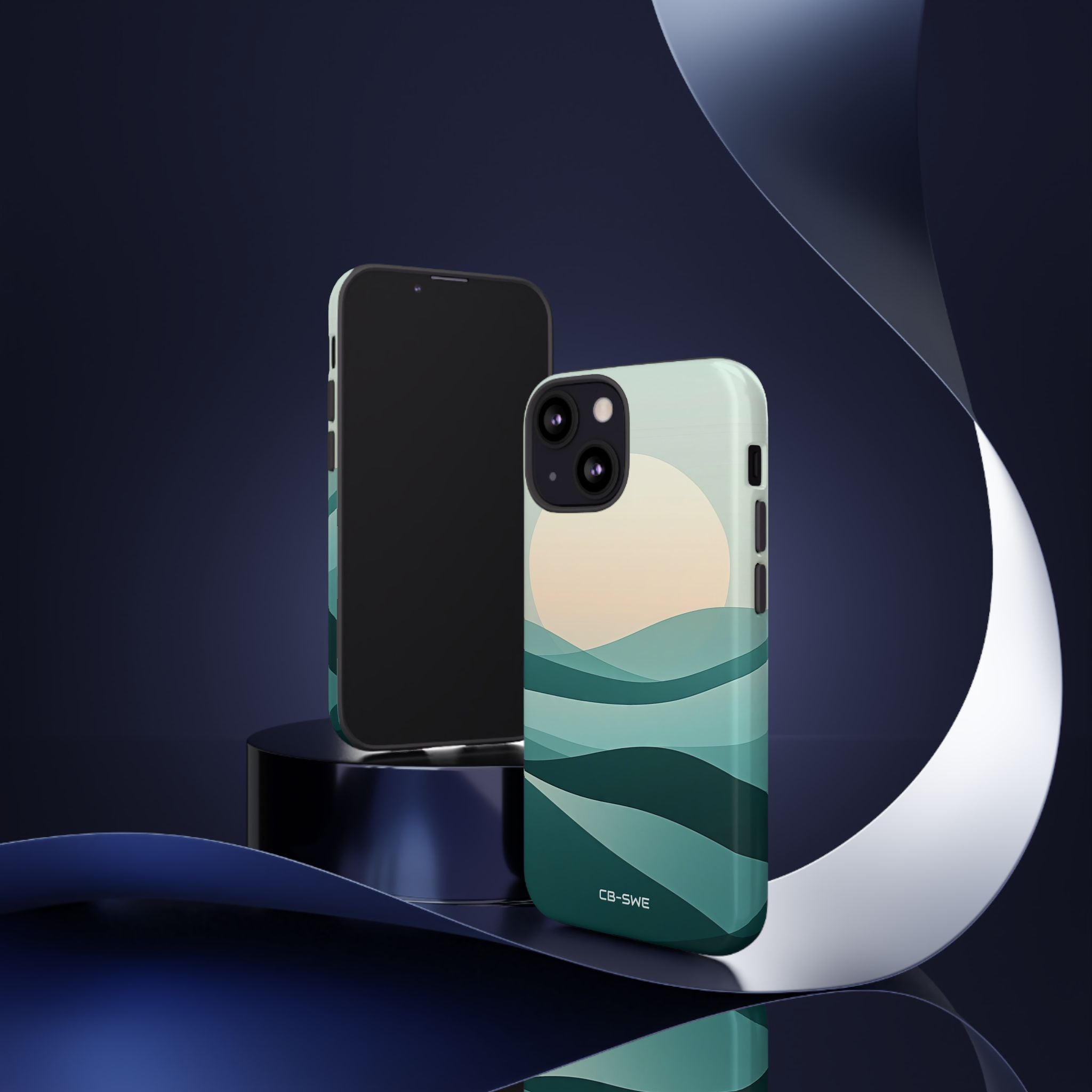 Fluid Harmony Waves - iPhone Case