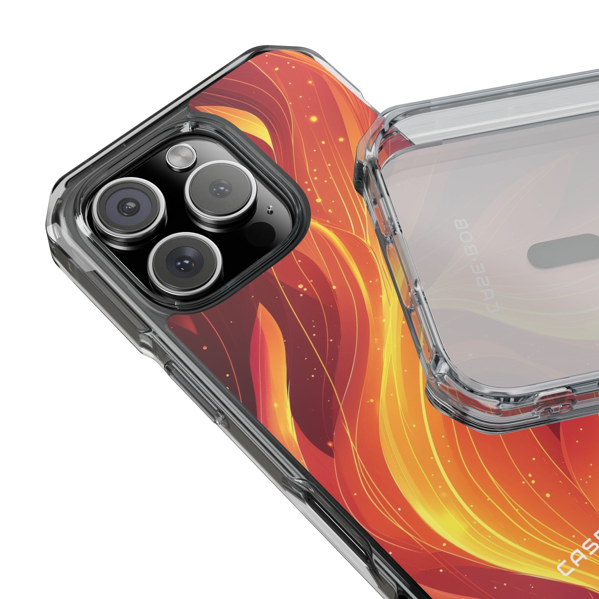 Flaming Flow iPhone 16 Pro Case - Impact