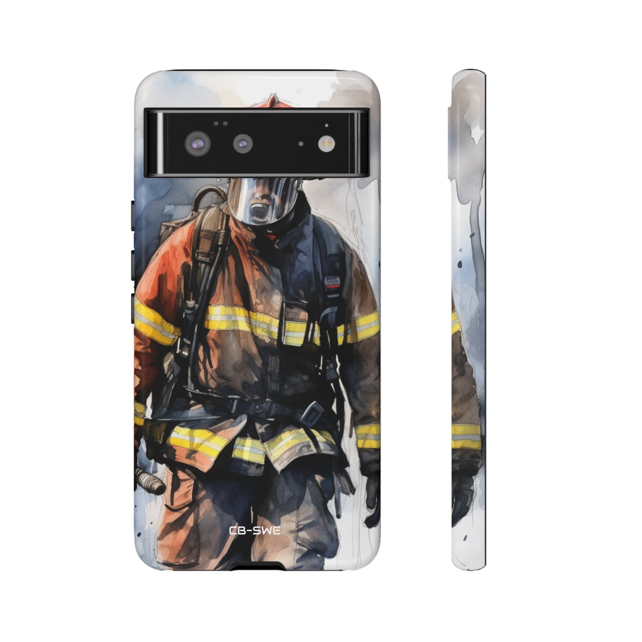Firefighter In Motion - Google Pixel Case