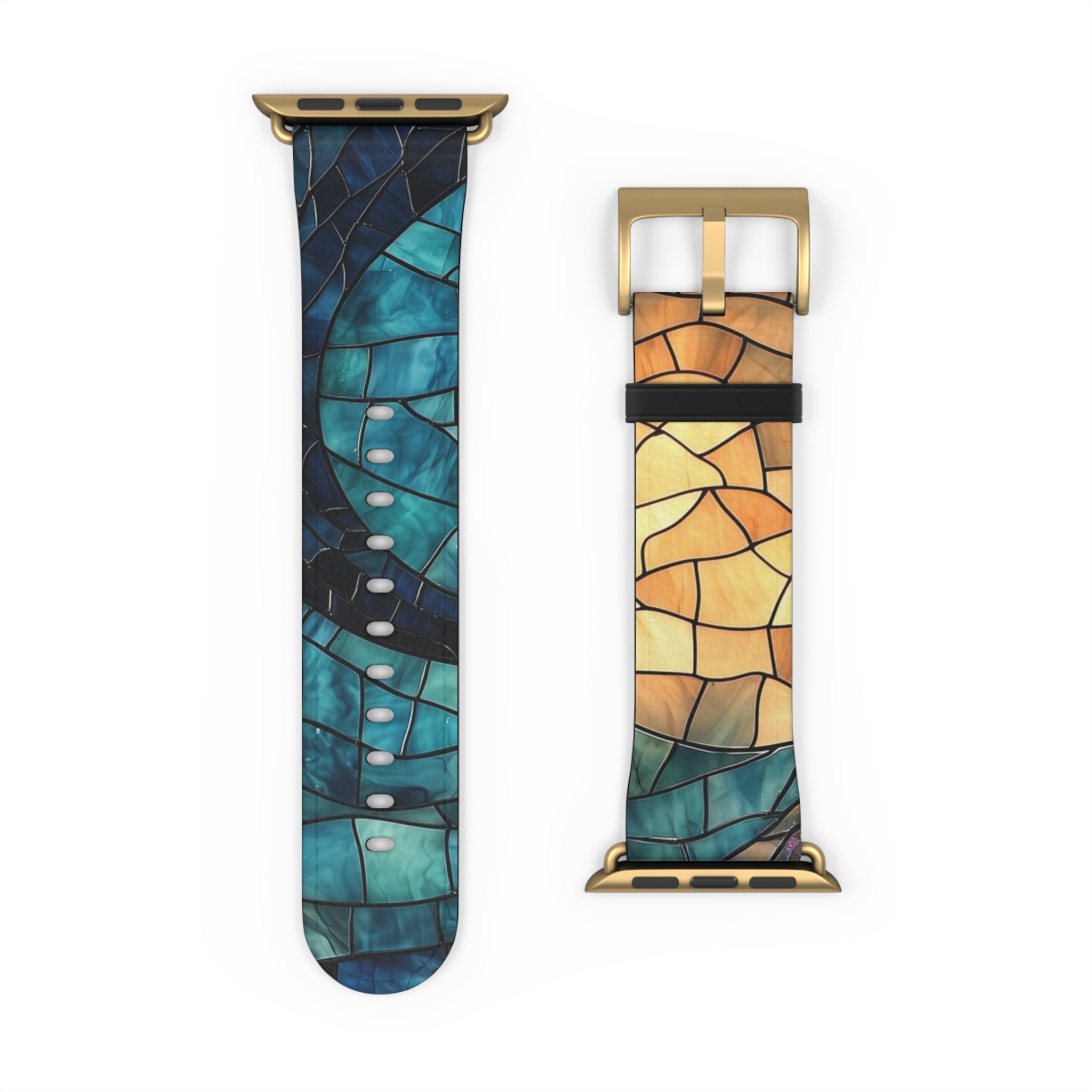 Blue Whale Mosaic - Watch Band
