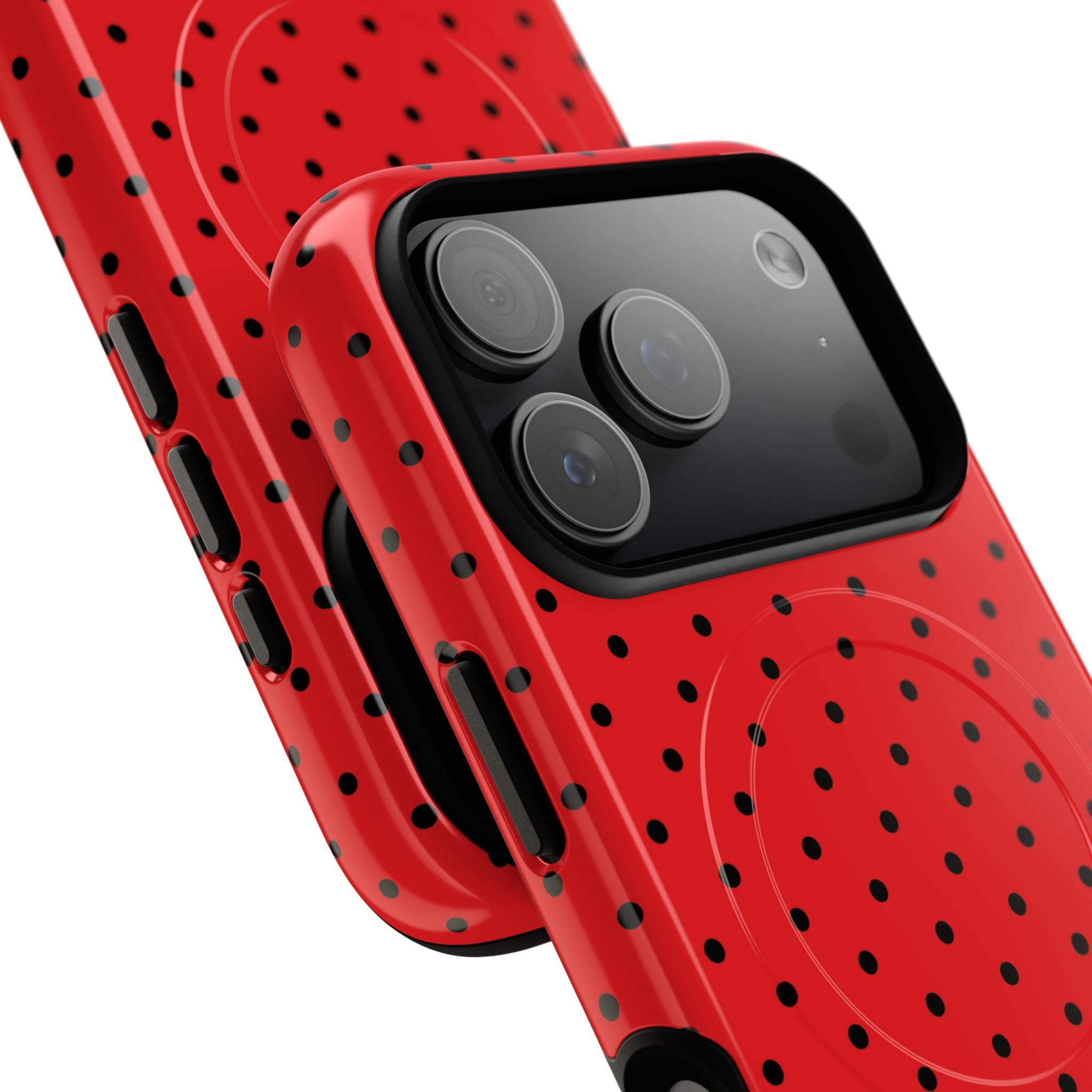 Crimson Dot Matrix iPhone 17 Pro Case - Tough+