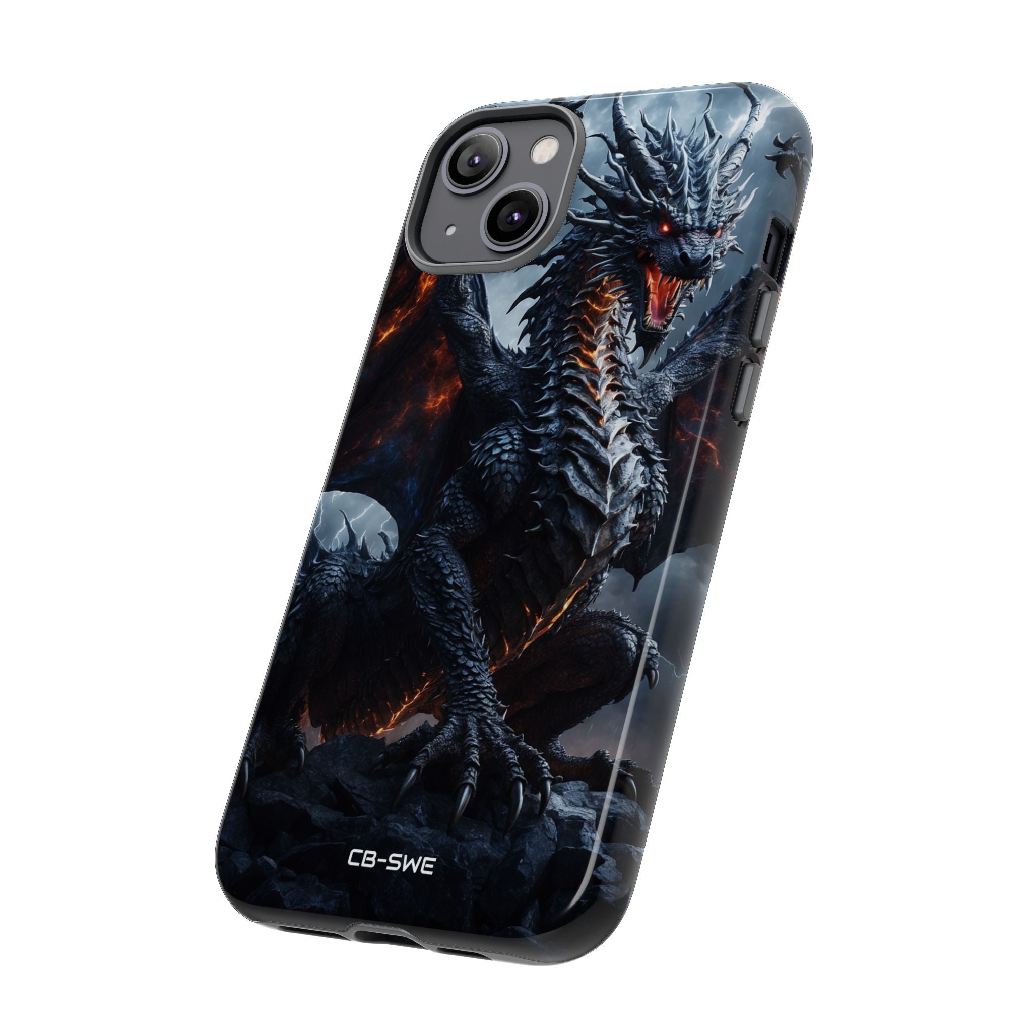 Fiery Wings Unleashed - iPhone Case