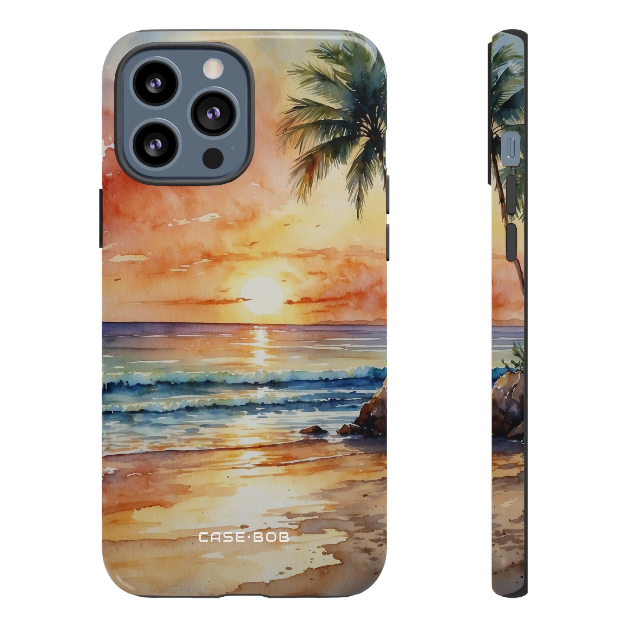 Sunset Palm iPhone 13 Pro Max Case - Tough