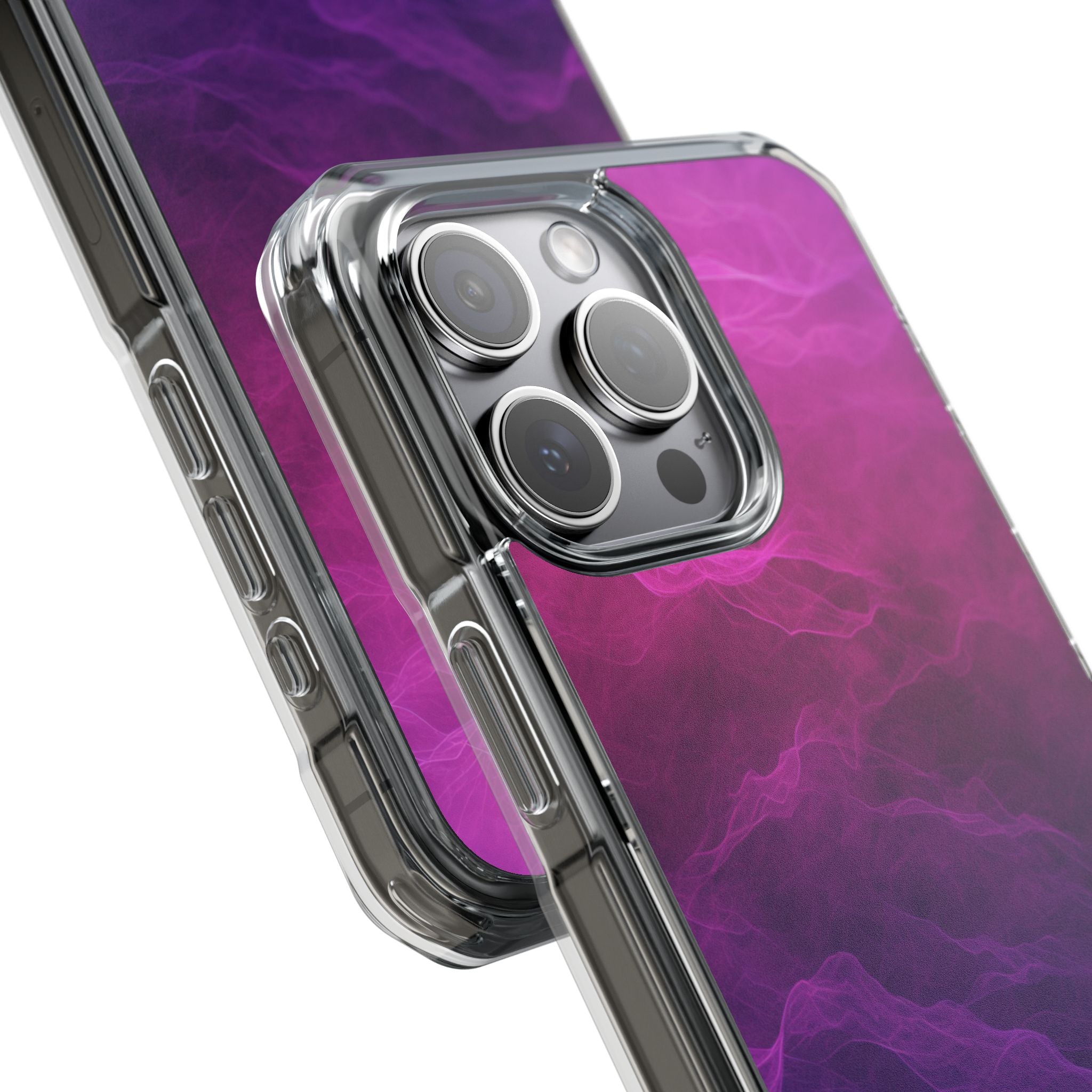 Violet Dream Currents iPhone 15 - Impact Clear+