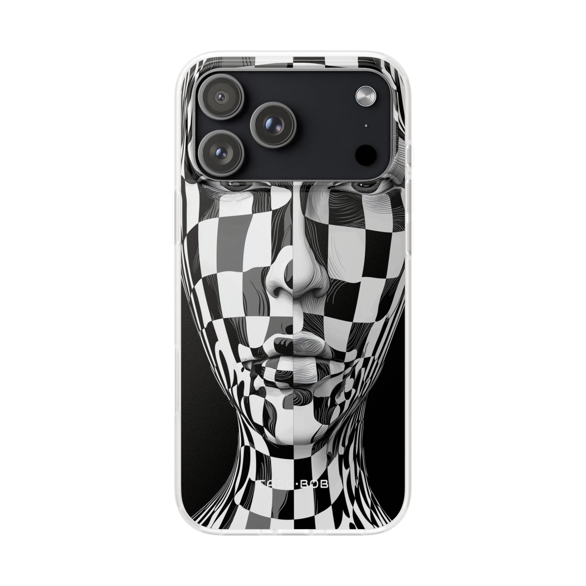 Checkered Face iPhone 17 Pro MaxCase - Soft
