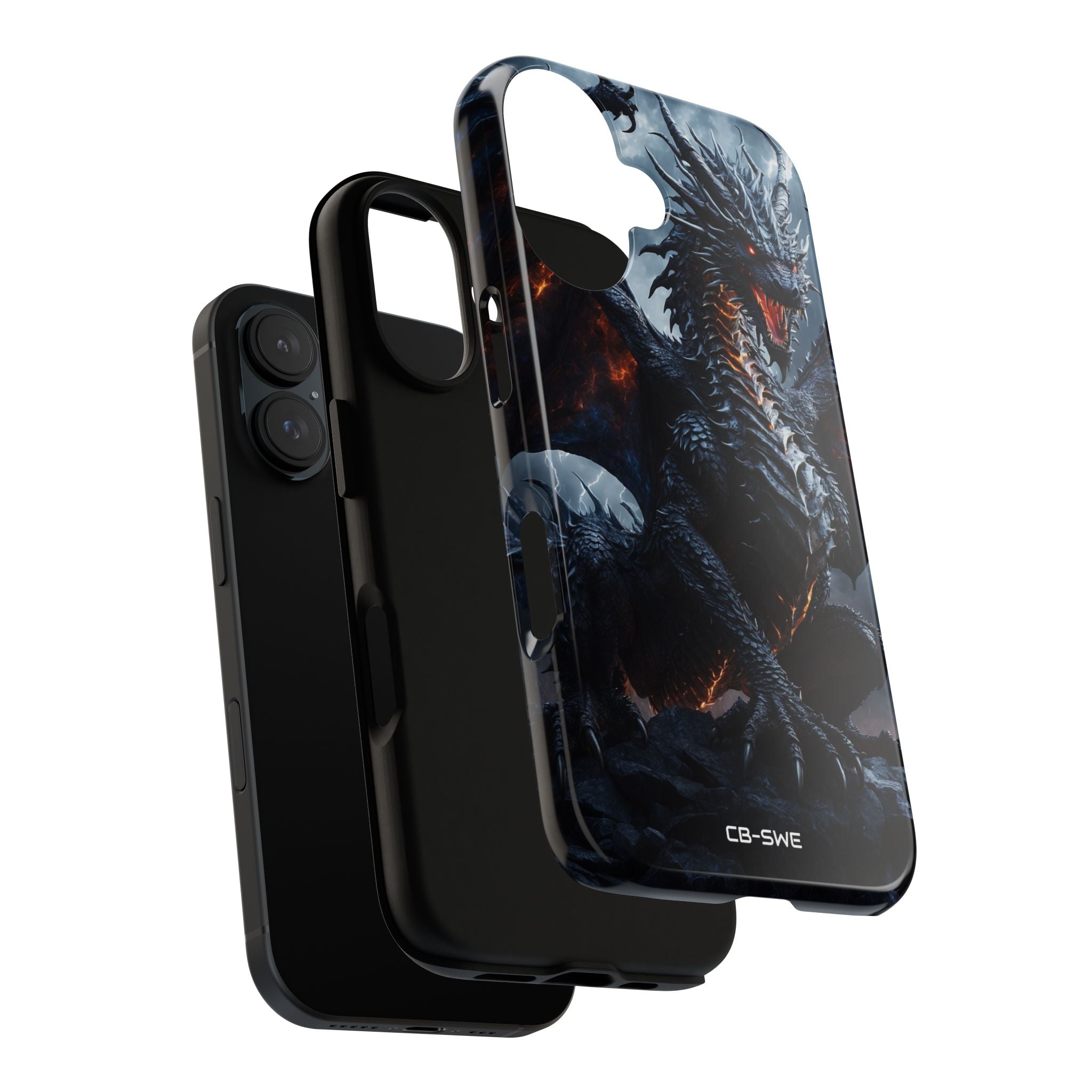 Fiery Wings Unleashed - iPhone Case