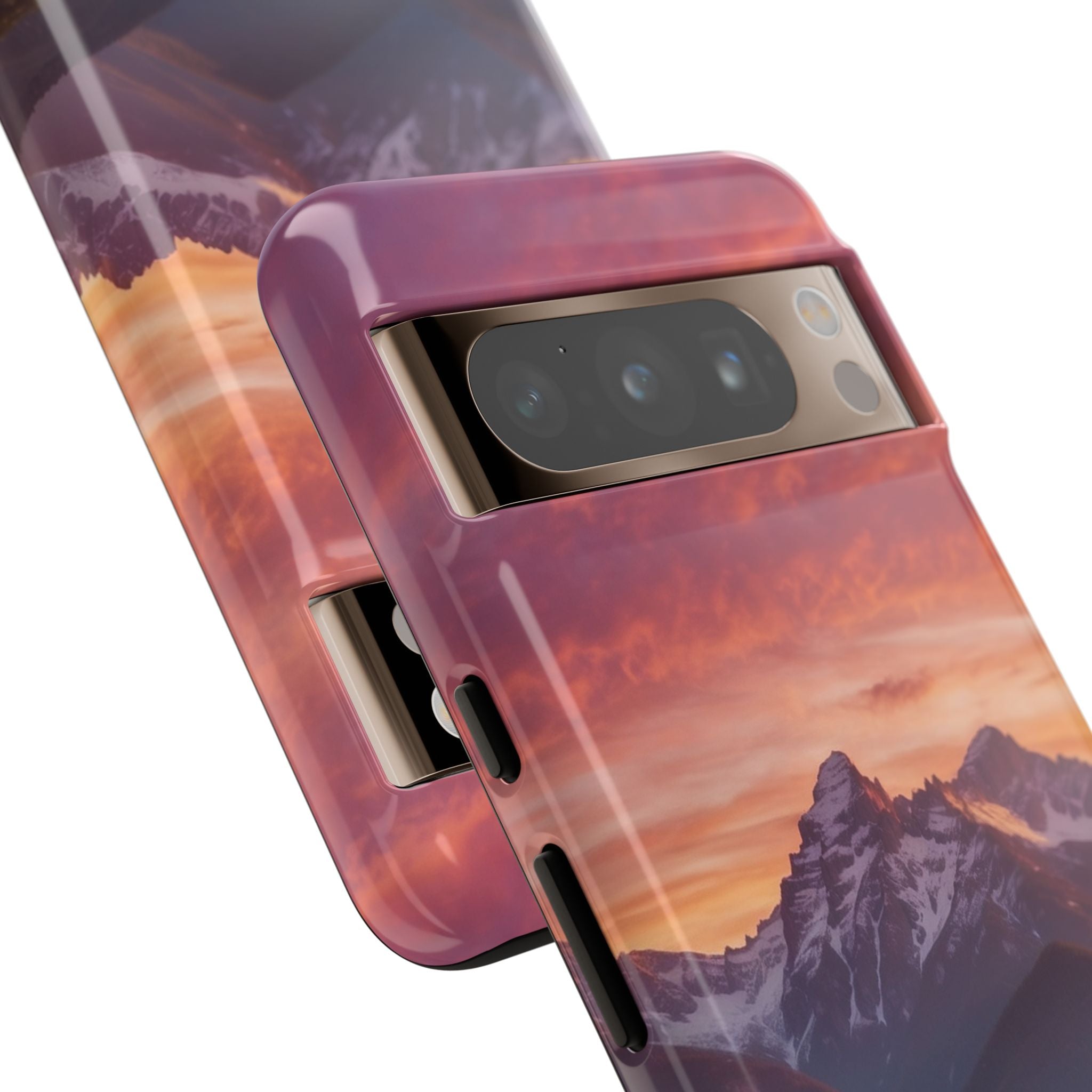 Mountain Peaks Glow - Google Pixel Case
