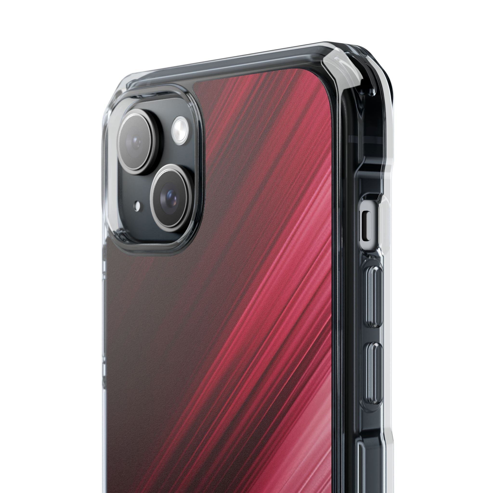 Crimson Drift Motion iPhone 15 - Impact Clear+