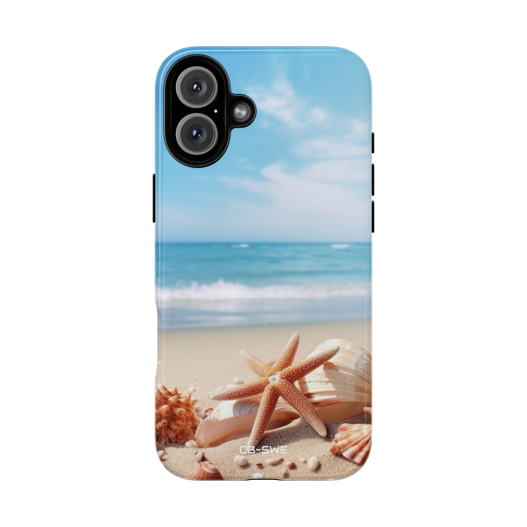 Shells Rest Beneath Waves - iPhone Case