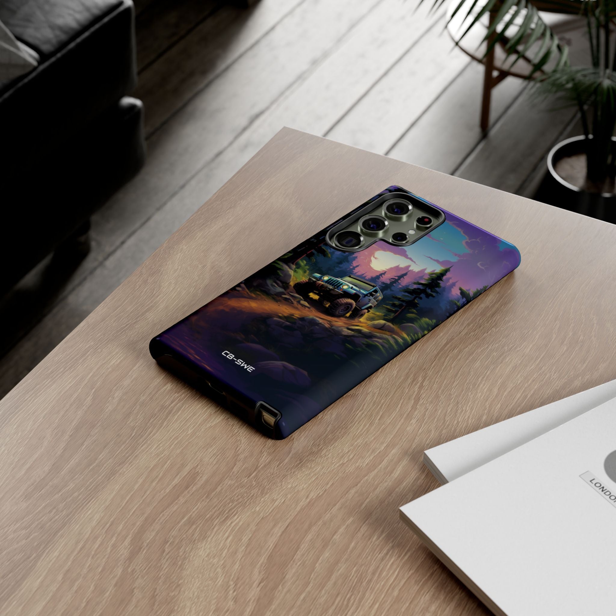 Sunset Forest Drive - Samsung Case