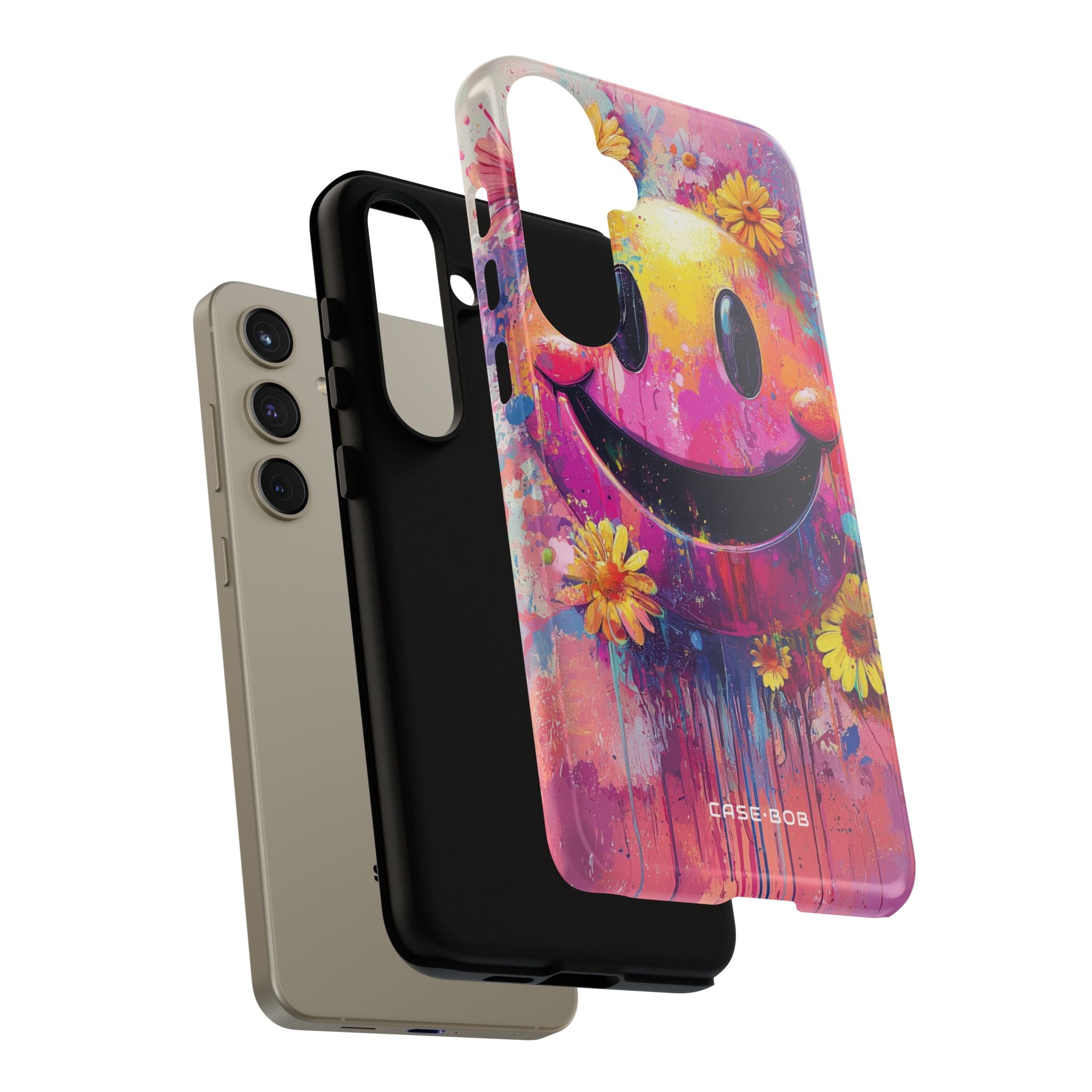 Smiley Bloom Samsung S24 Plus Case - Tough