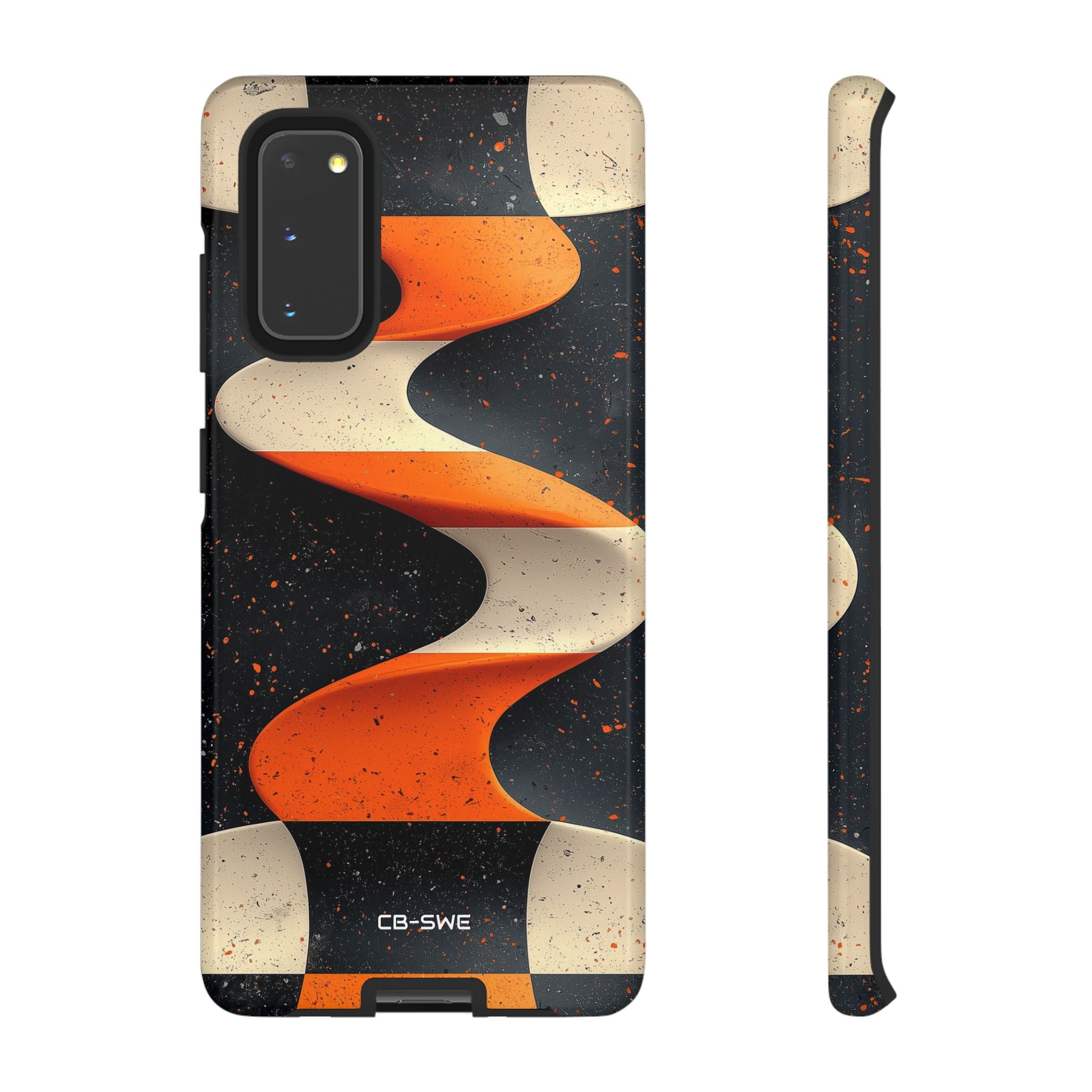 Orange Waves Flow - Samsung Case