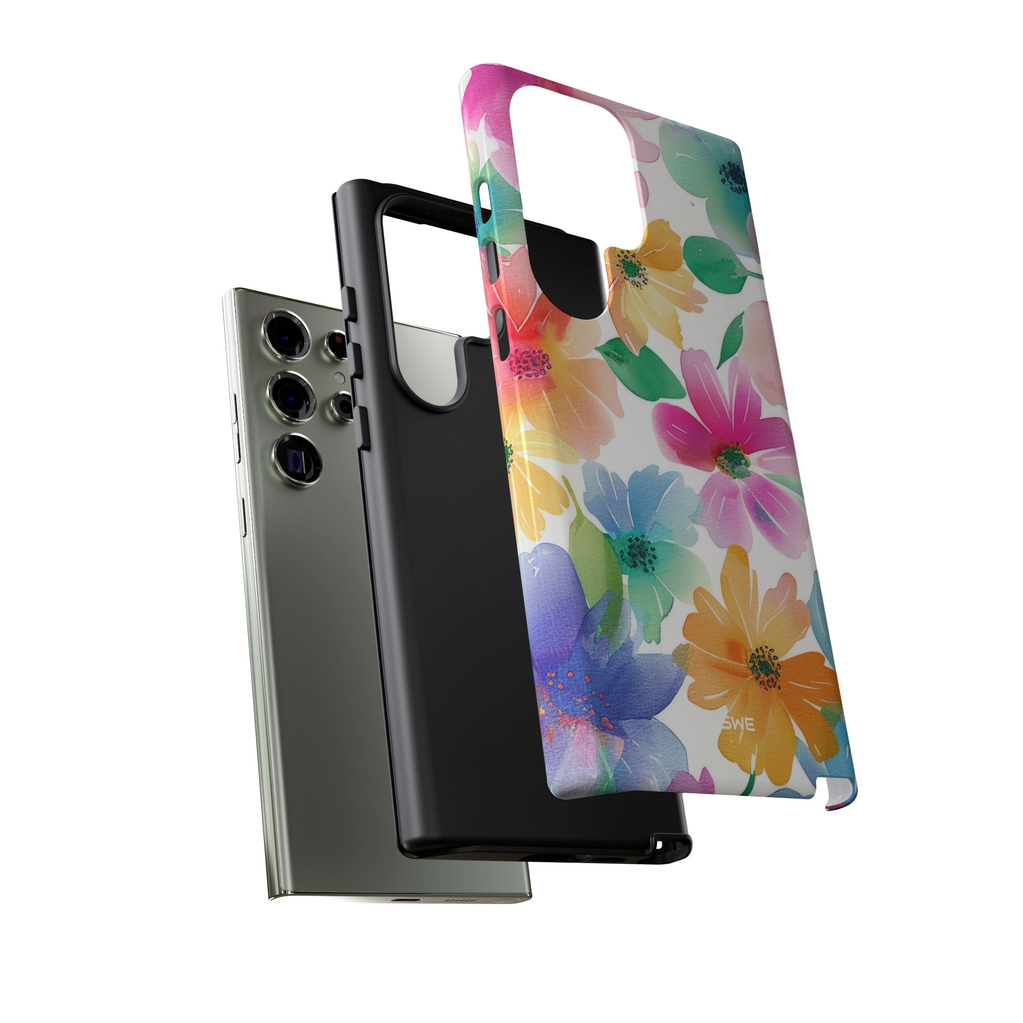 Vibrant Floral Impression - Samsung Case
