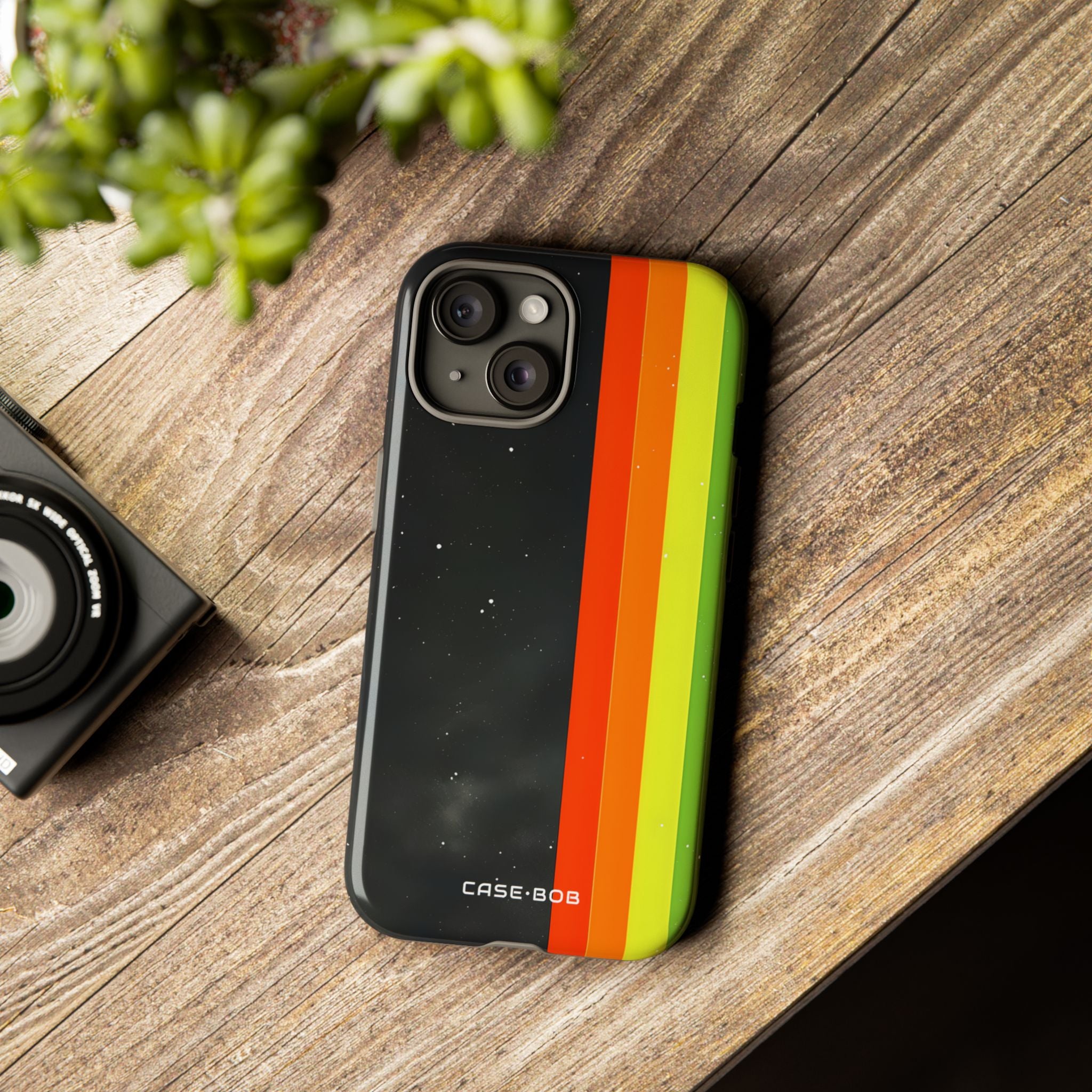 Celestial Stripes iPhone 15 Case - Tough