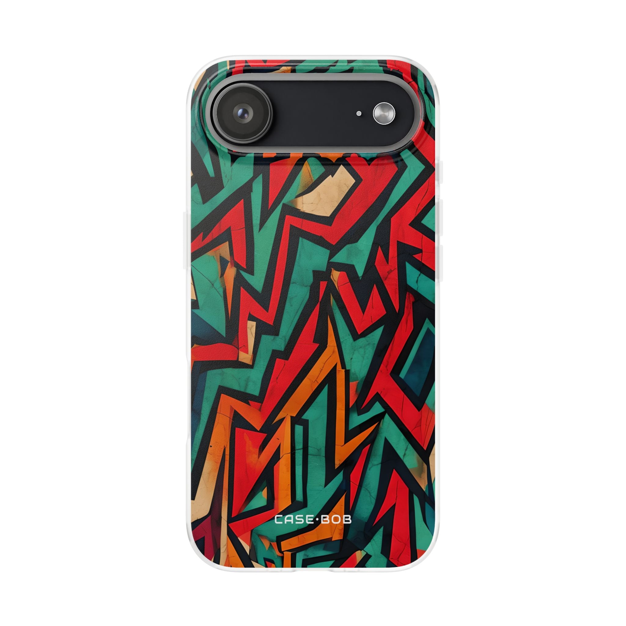 Crimson Zigzag iPhone 17 Air Case - Soft