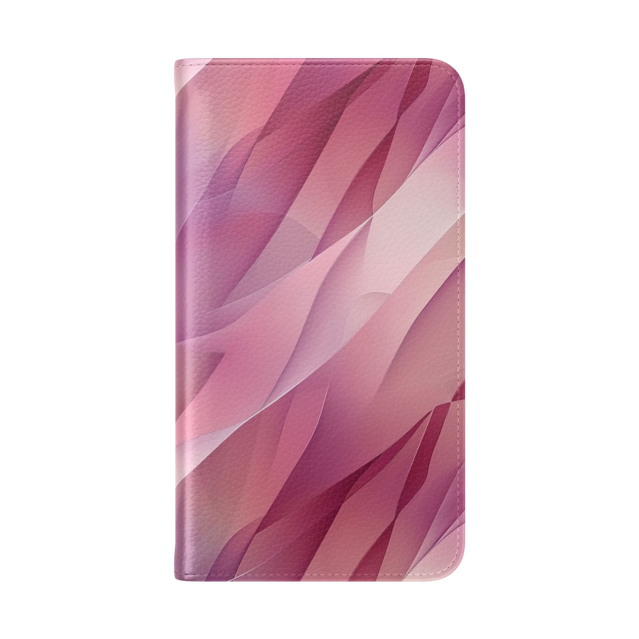 Pink Leafwave - Samsung S23 - Lompakkokotelo