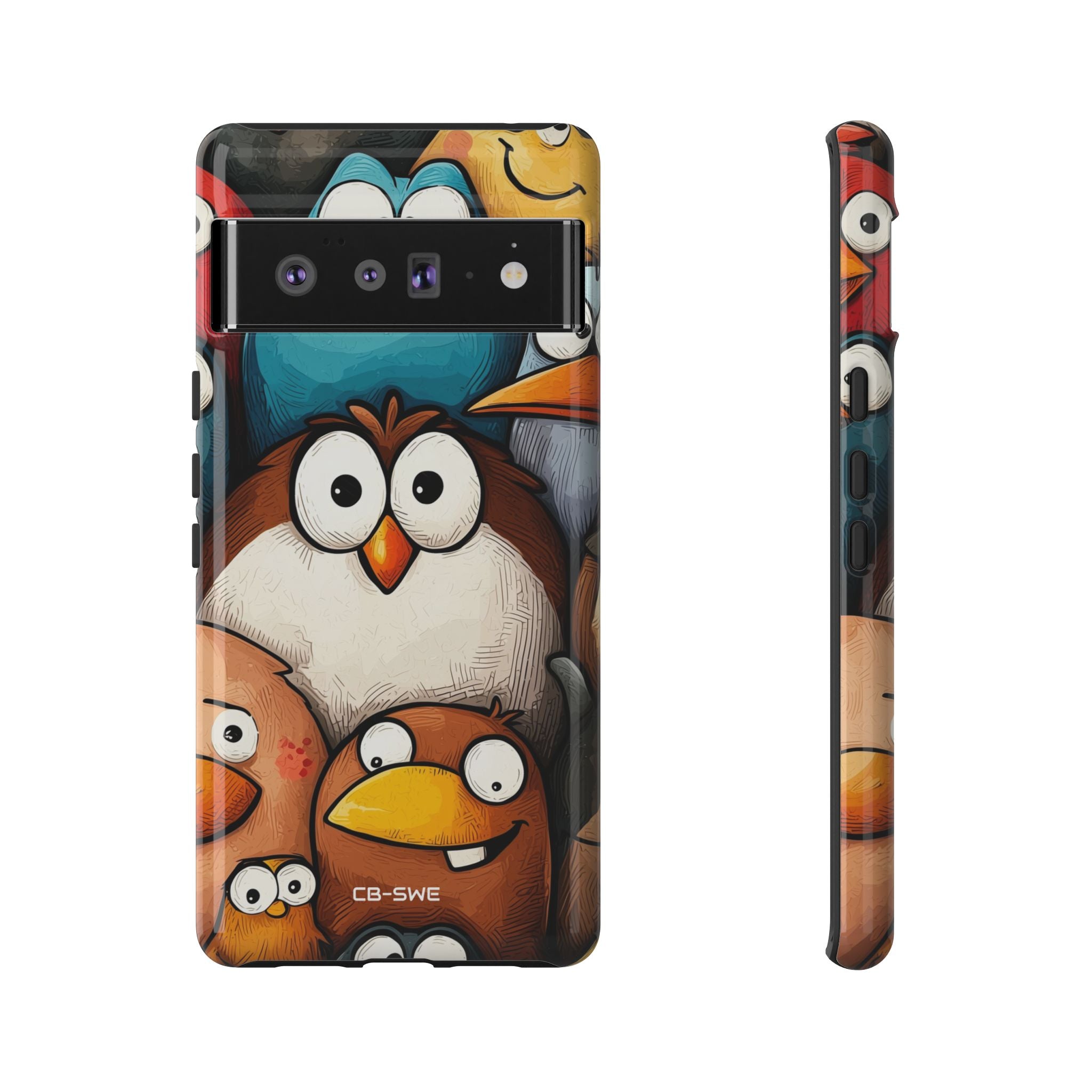 Whimsical Birds Gather - Google Pixel Case