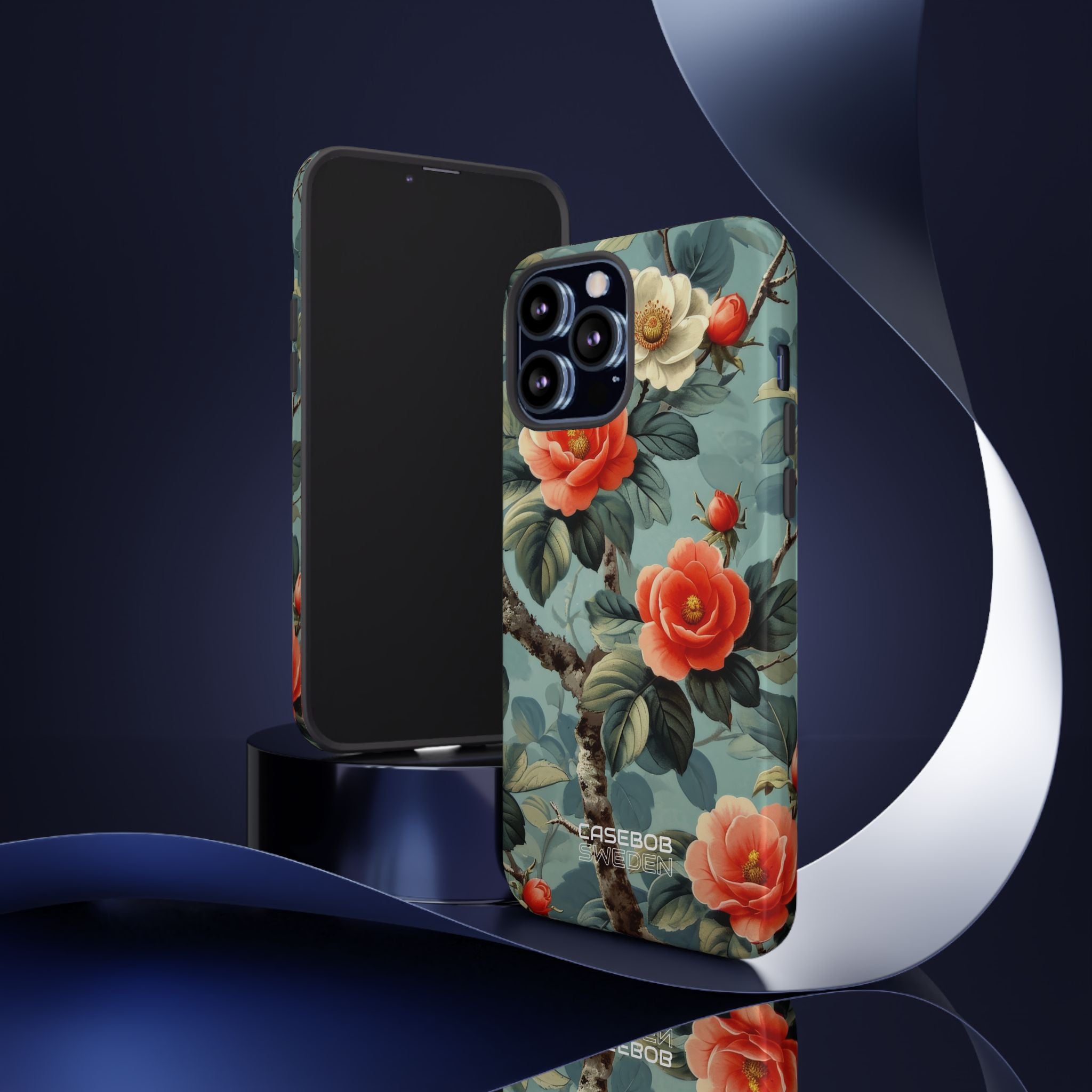 Coral Blossom Tapestry iPhone 13 - Tough