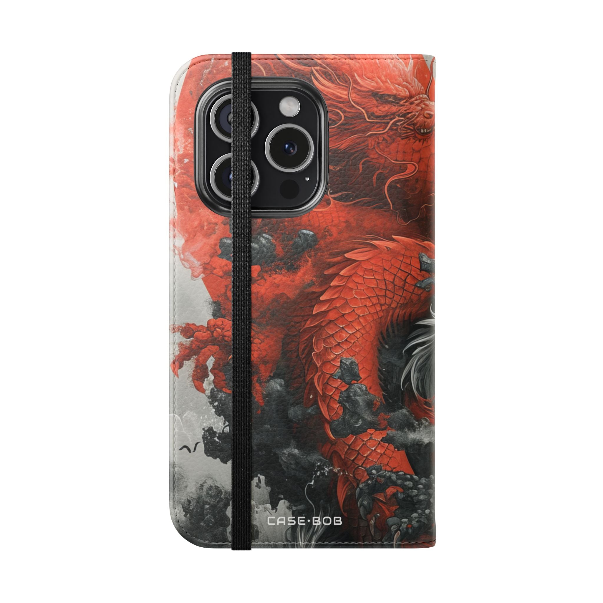 Twin Dragons Dance - iPhone 15 Pro Case - Wallet