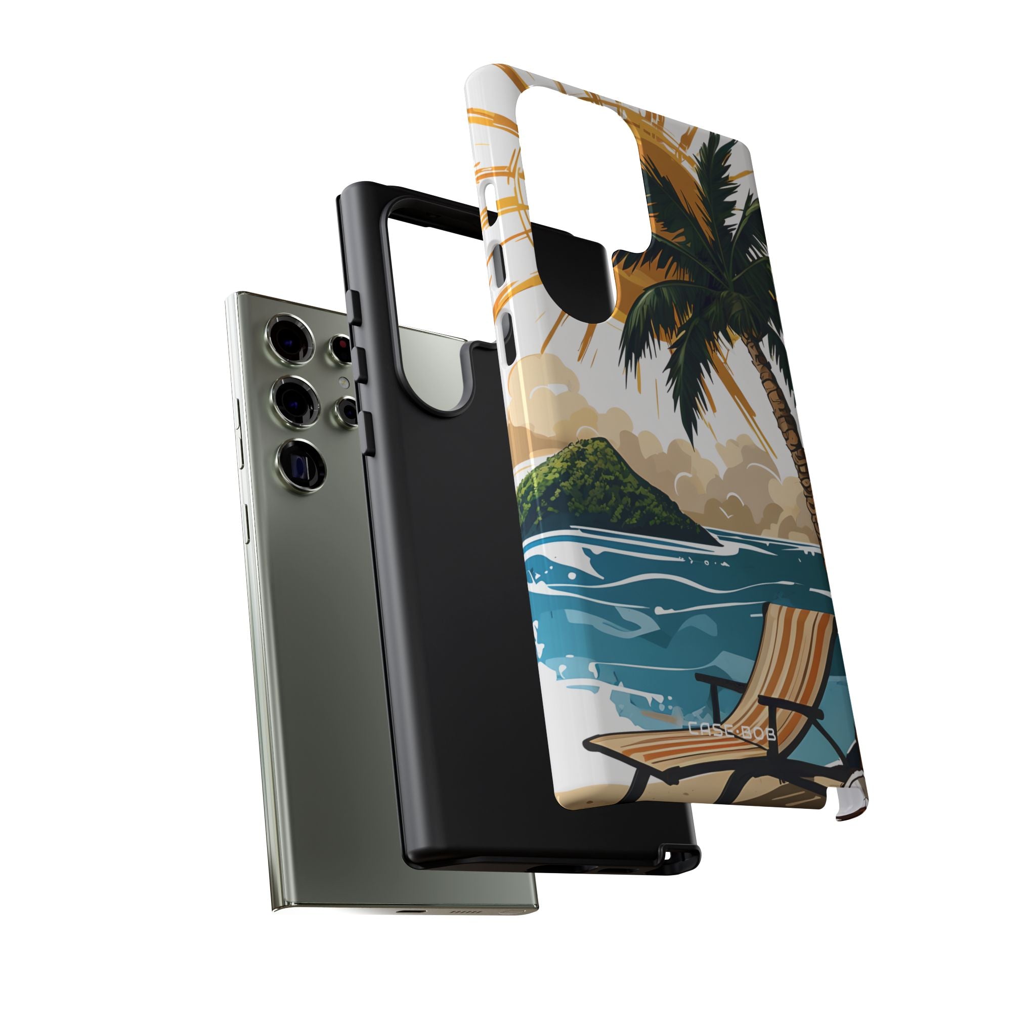 Sunny Palm Breeze Samsung S23 Ultra Case - Tough