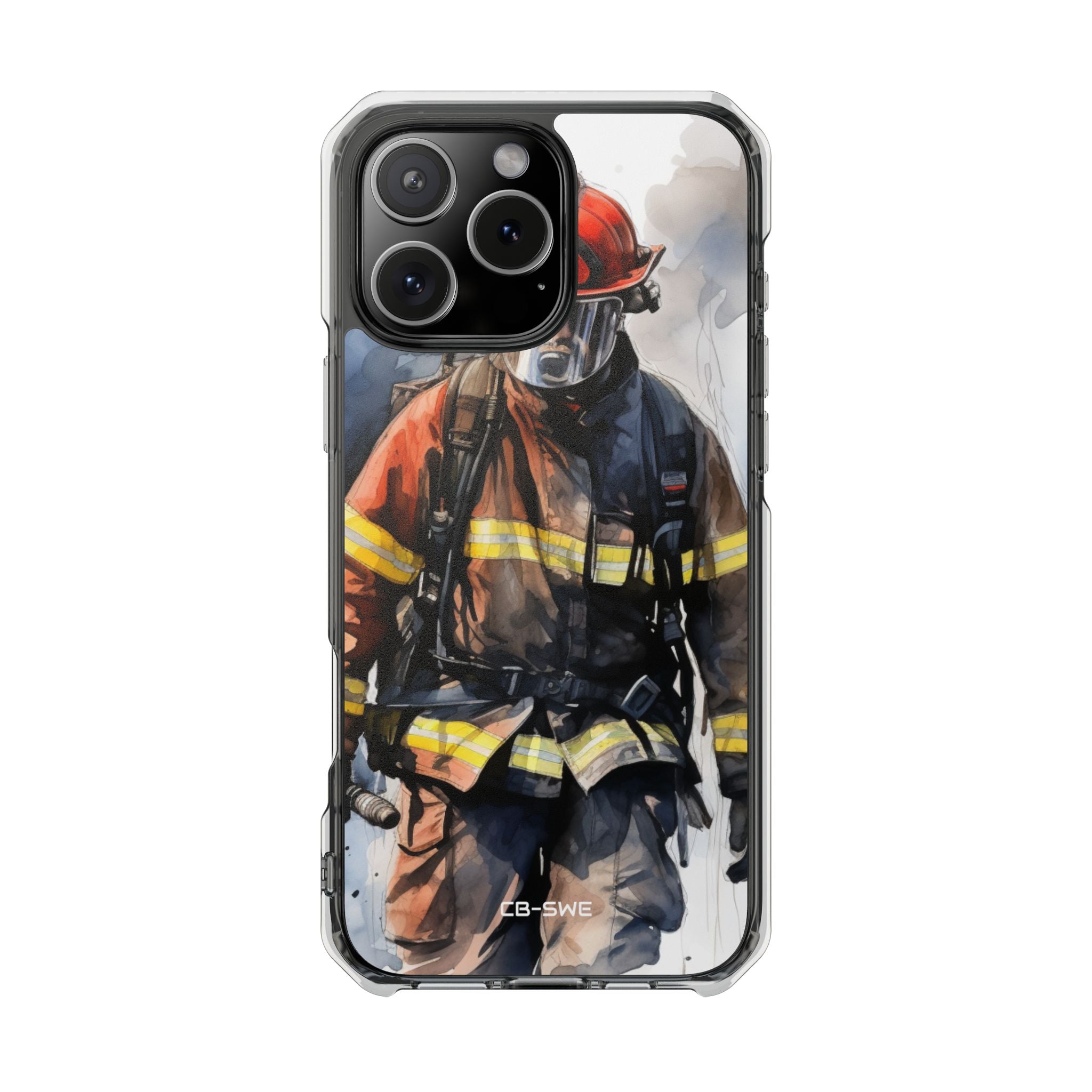 Firefighter In Motion iPhone Case - Impact