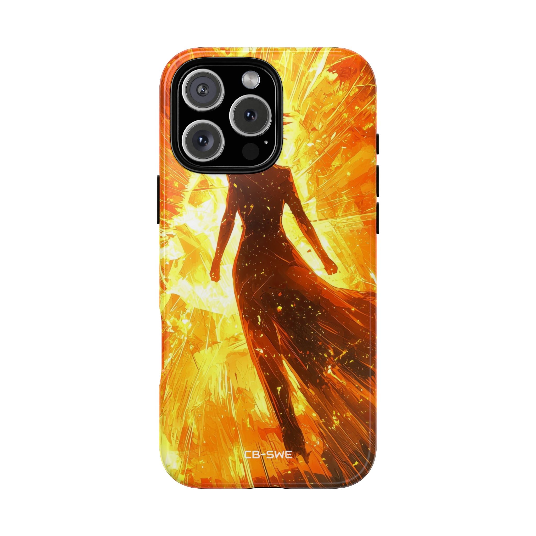 Fiery Energy Erupts - iPhone Case