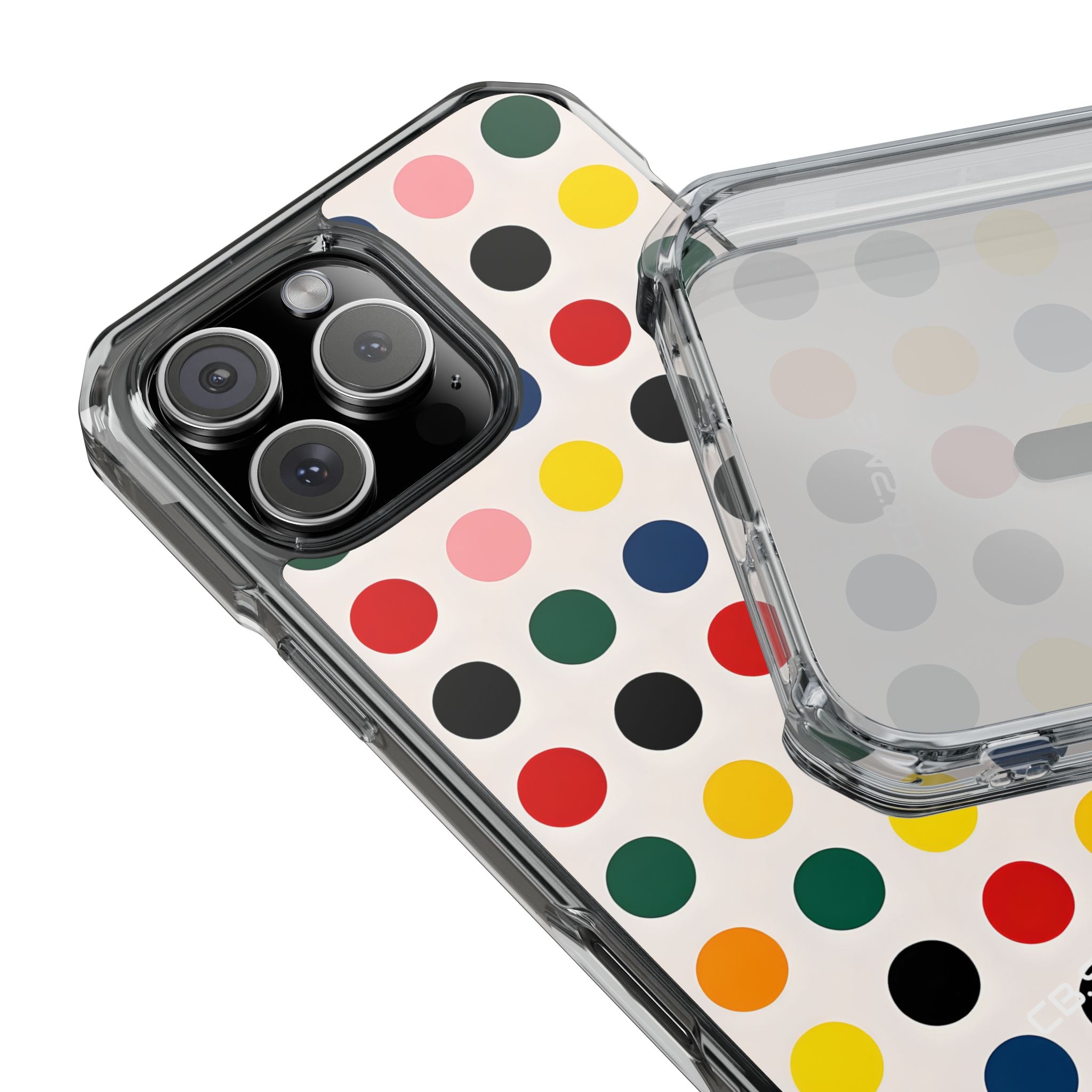 Colorful Circle Grid iPhone 16 - Impact Clear+