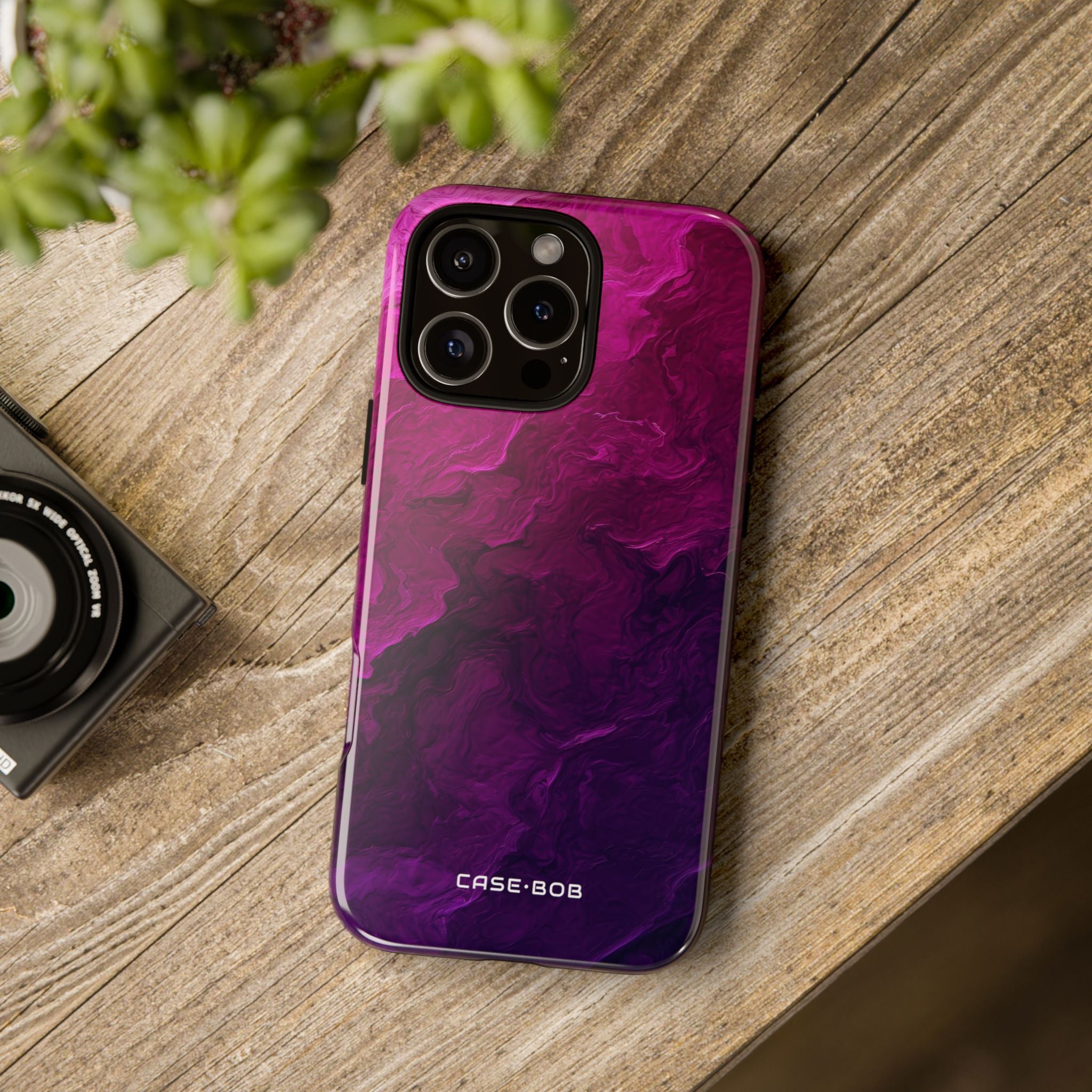 Violet Swirl iPhone 16 Pro Max Case - Tough