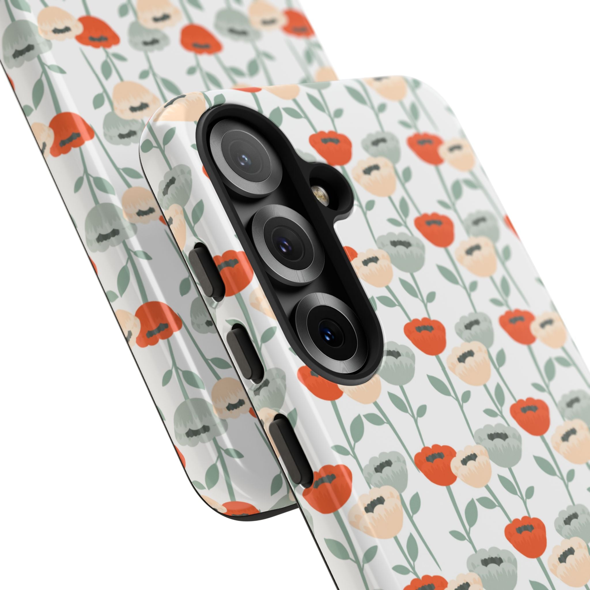 Minimalist Floral Elegance - Samsung Case