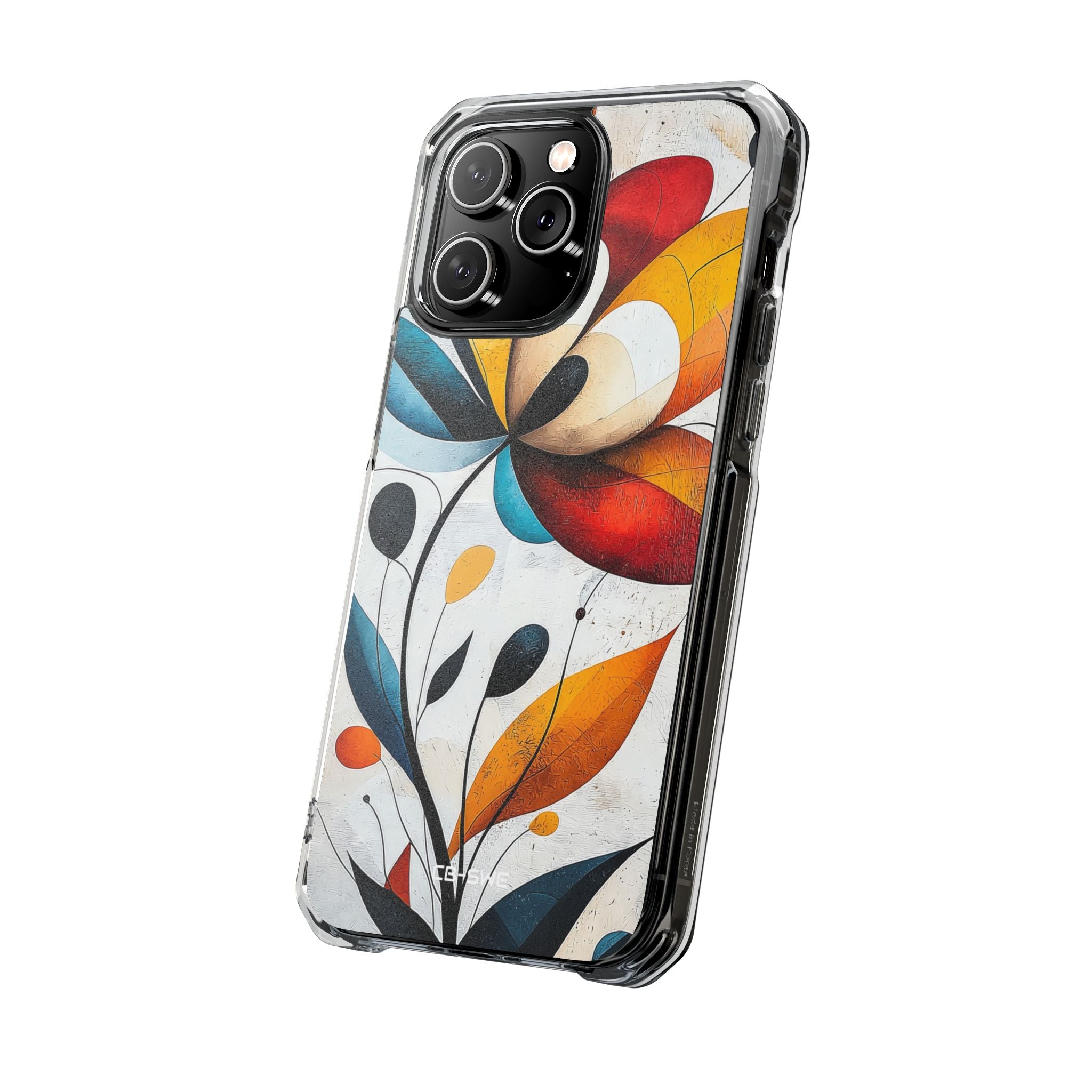Vibrant Floral Symphony iPhone Case - Impact
