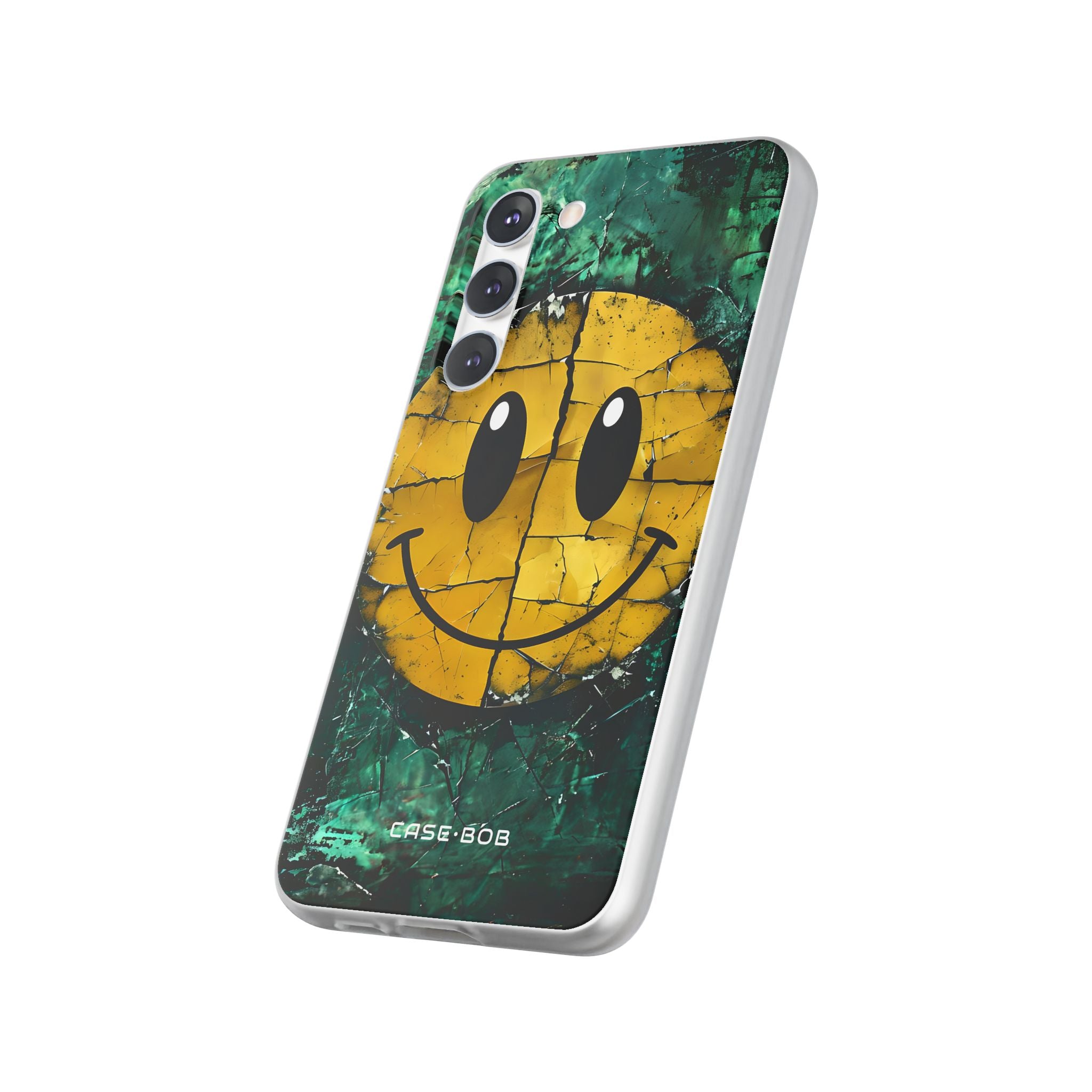 Cracked Smiley Samsung S23 Plus Case - Soft