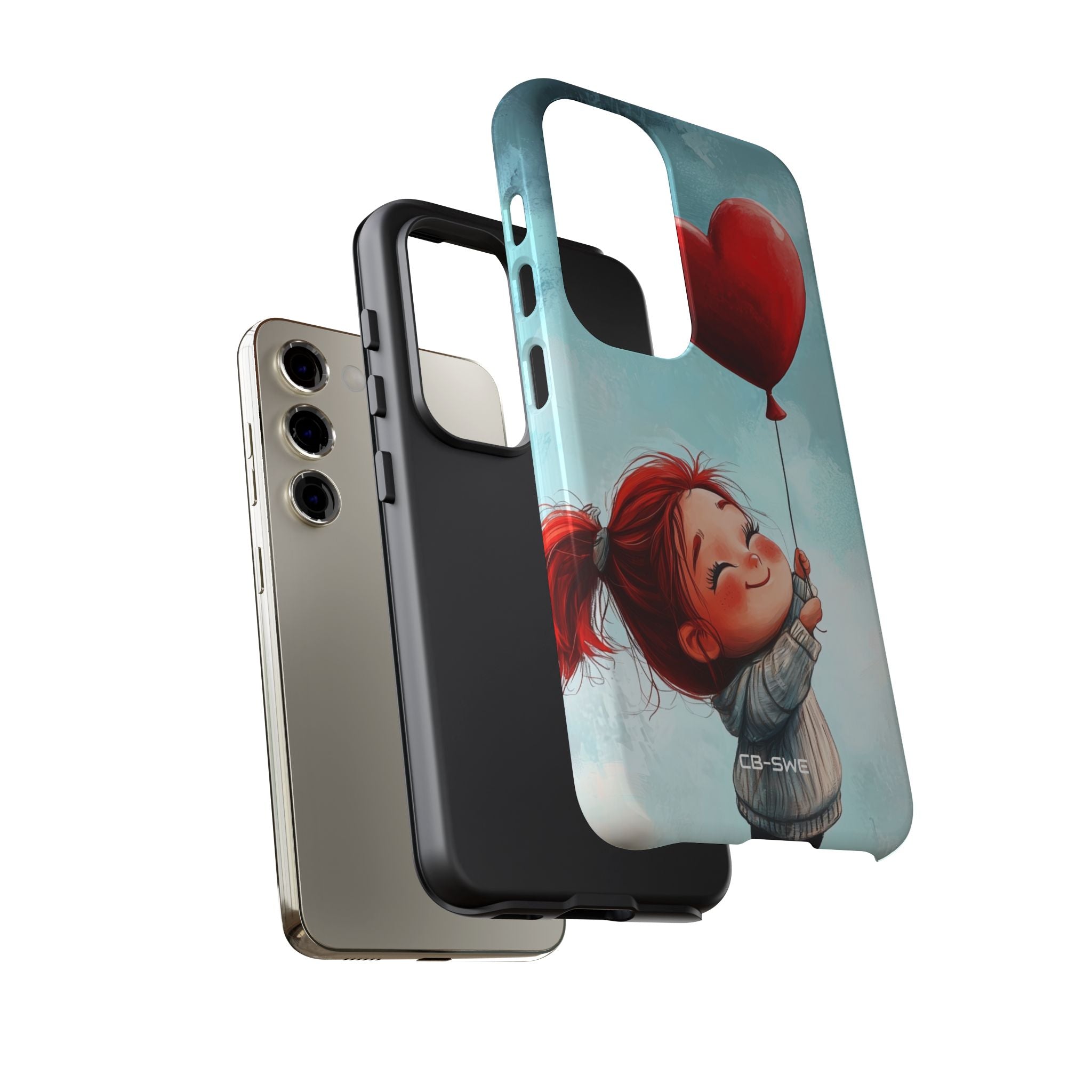 Joyful Girl Flies - Samsung Case
