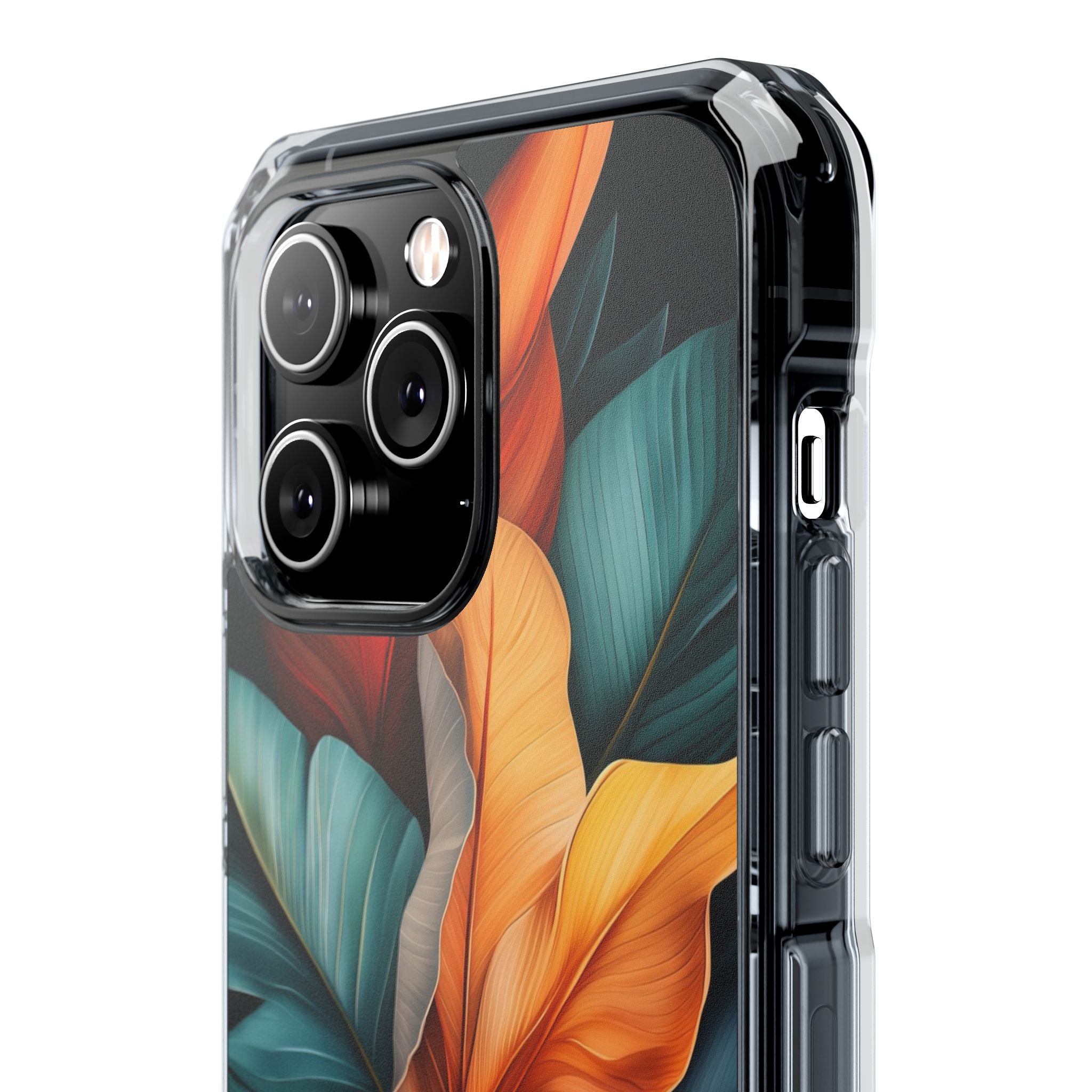 Tropical Leafburst iPhone 14 Pro Max Case - Impact