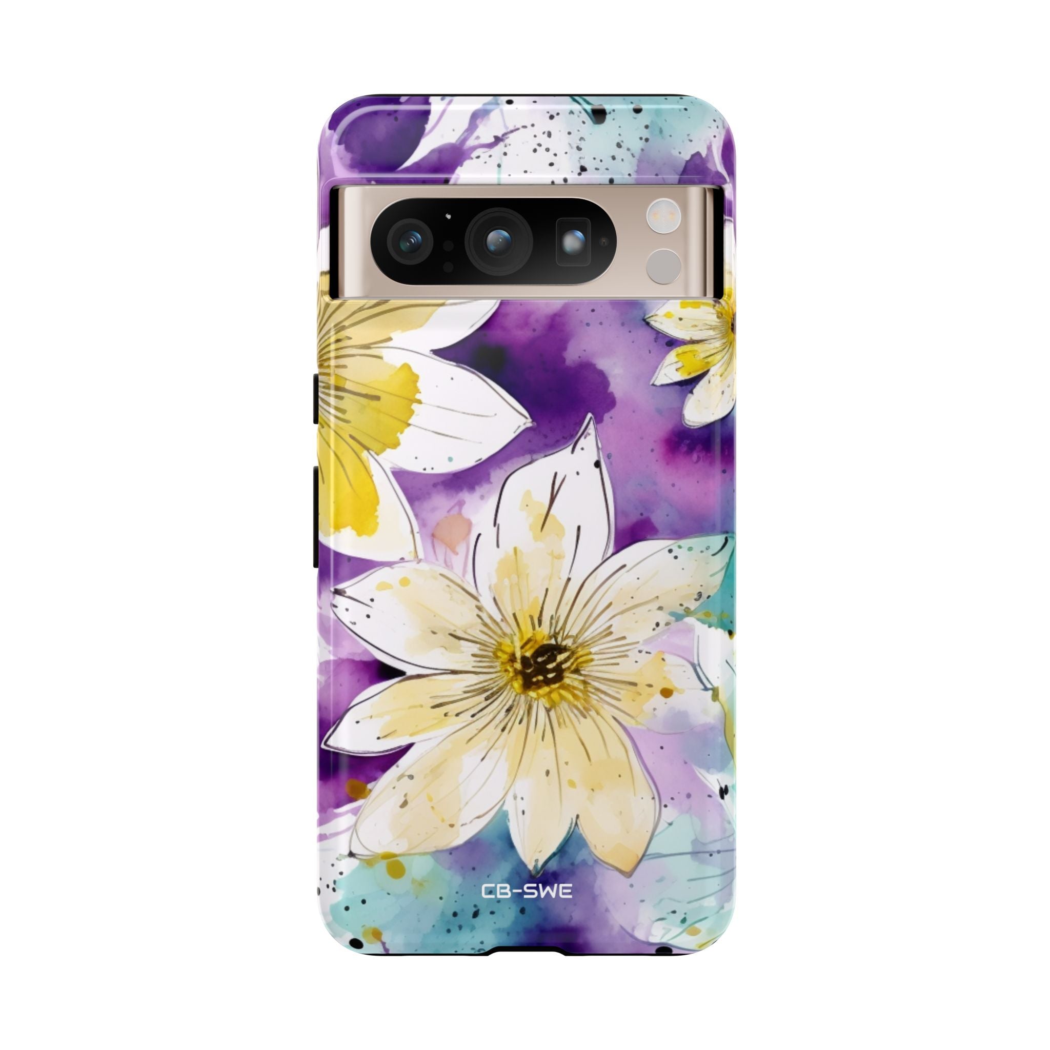 Vibrant Watercolor Flowers - Google Pixel Case