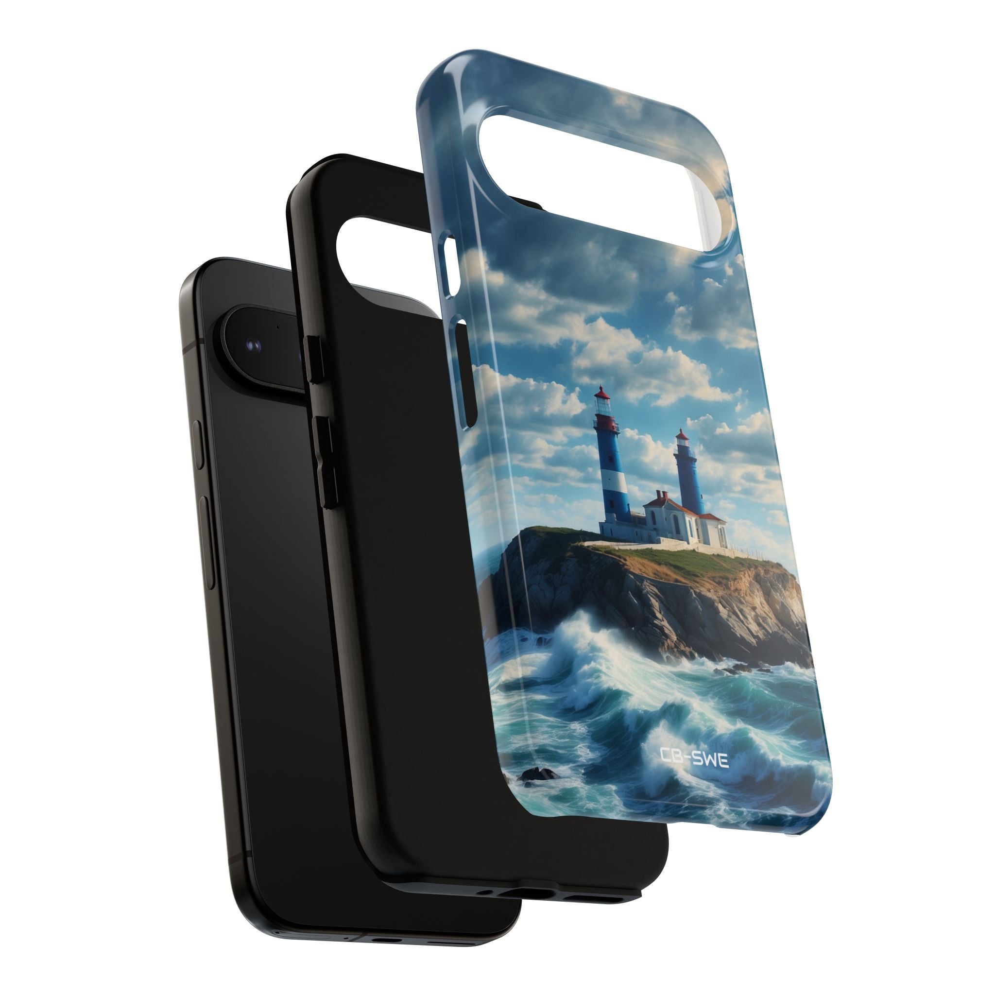 Lighthouse Guards Waves - Google Pixel Case