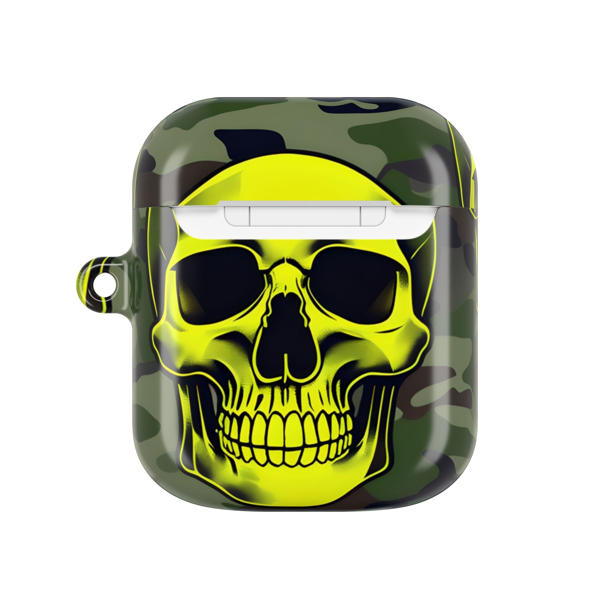 Neon Skull Camo - AirPods Case