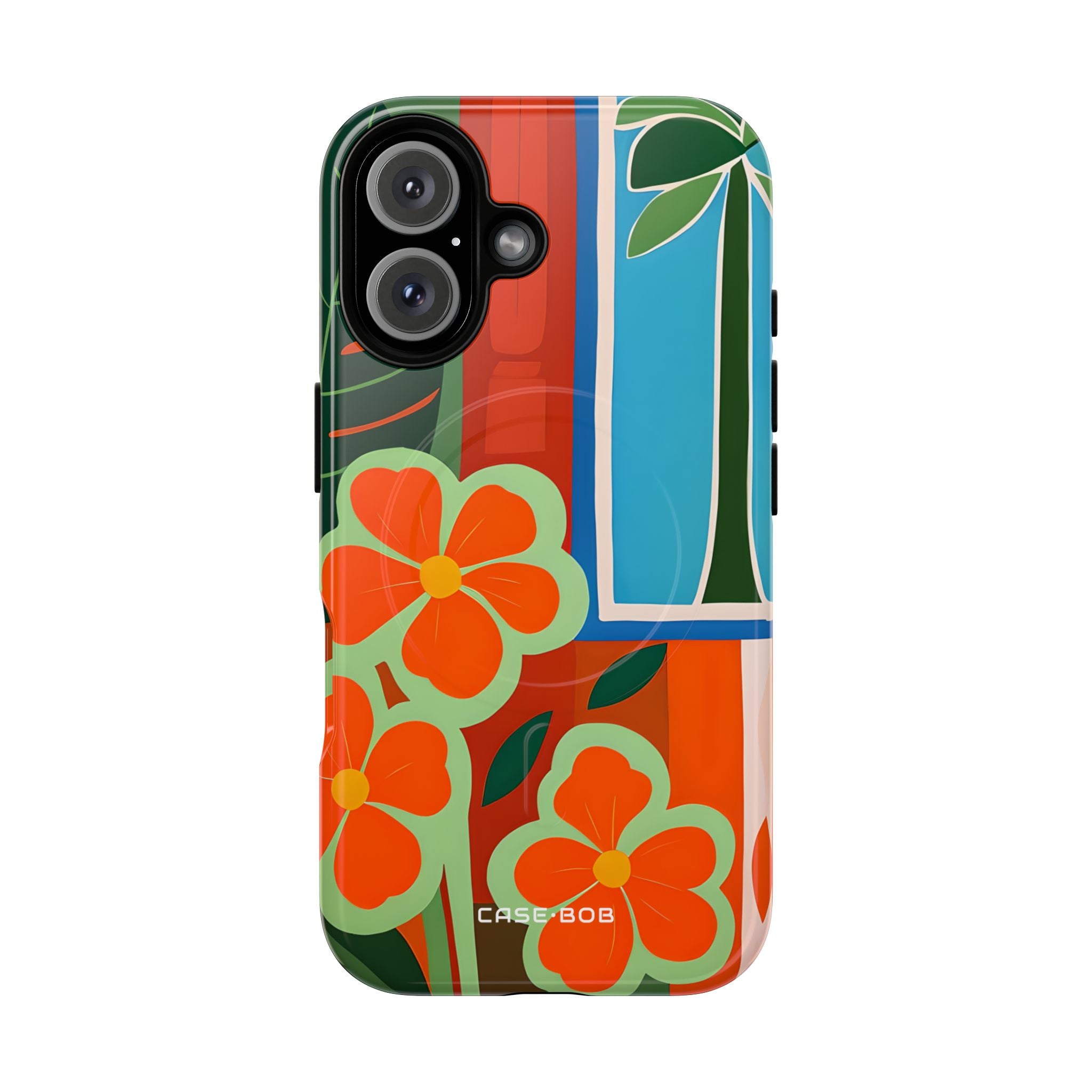 Orange Blossom Burst iPhone 16 Case - Tough+