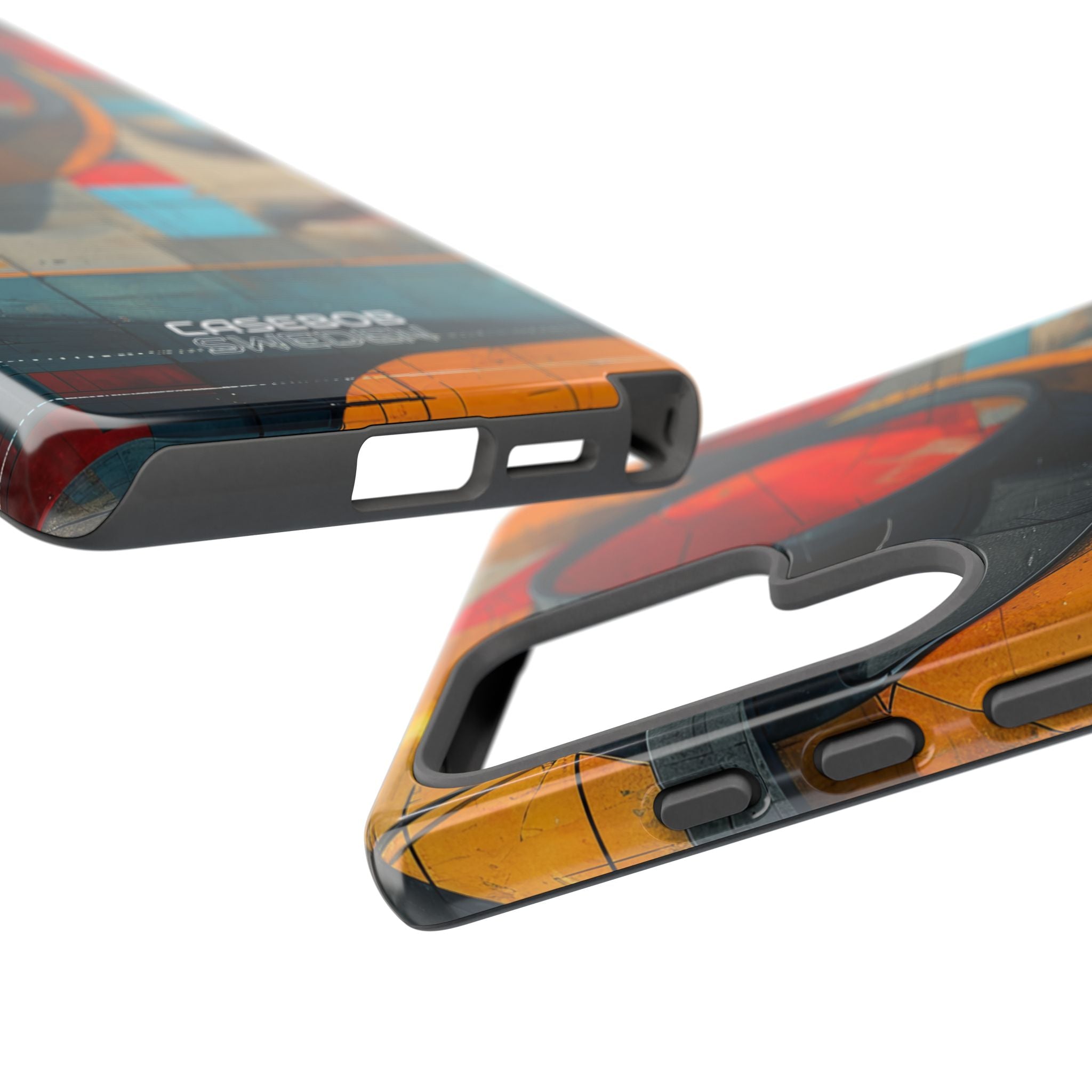 Futuristische Kubistische Visies Samsung S25 - Tough