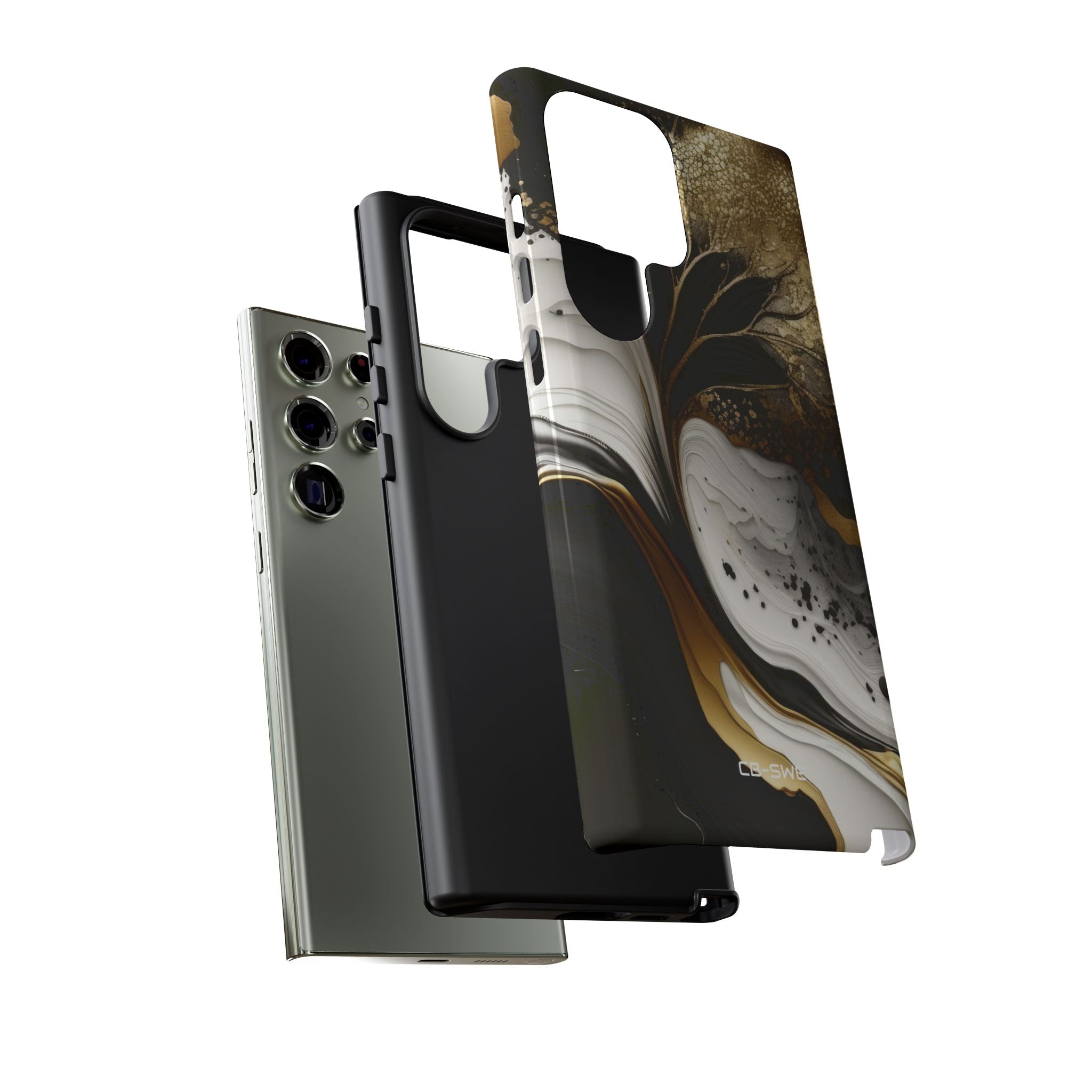 Gold Swirl Elegance - Samsung Case