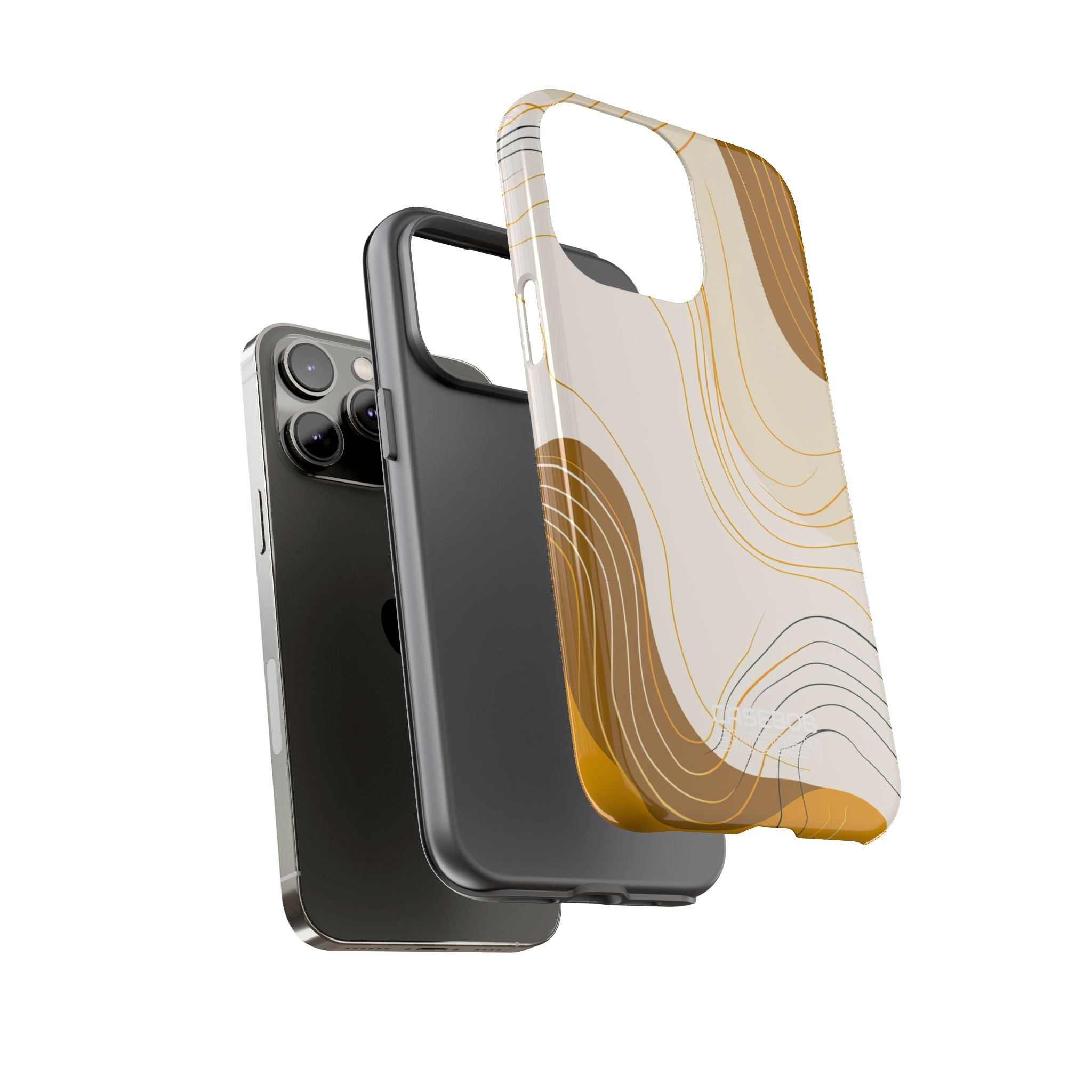 Linee Dorate Fluide iPhone 14 - Tough