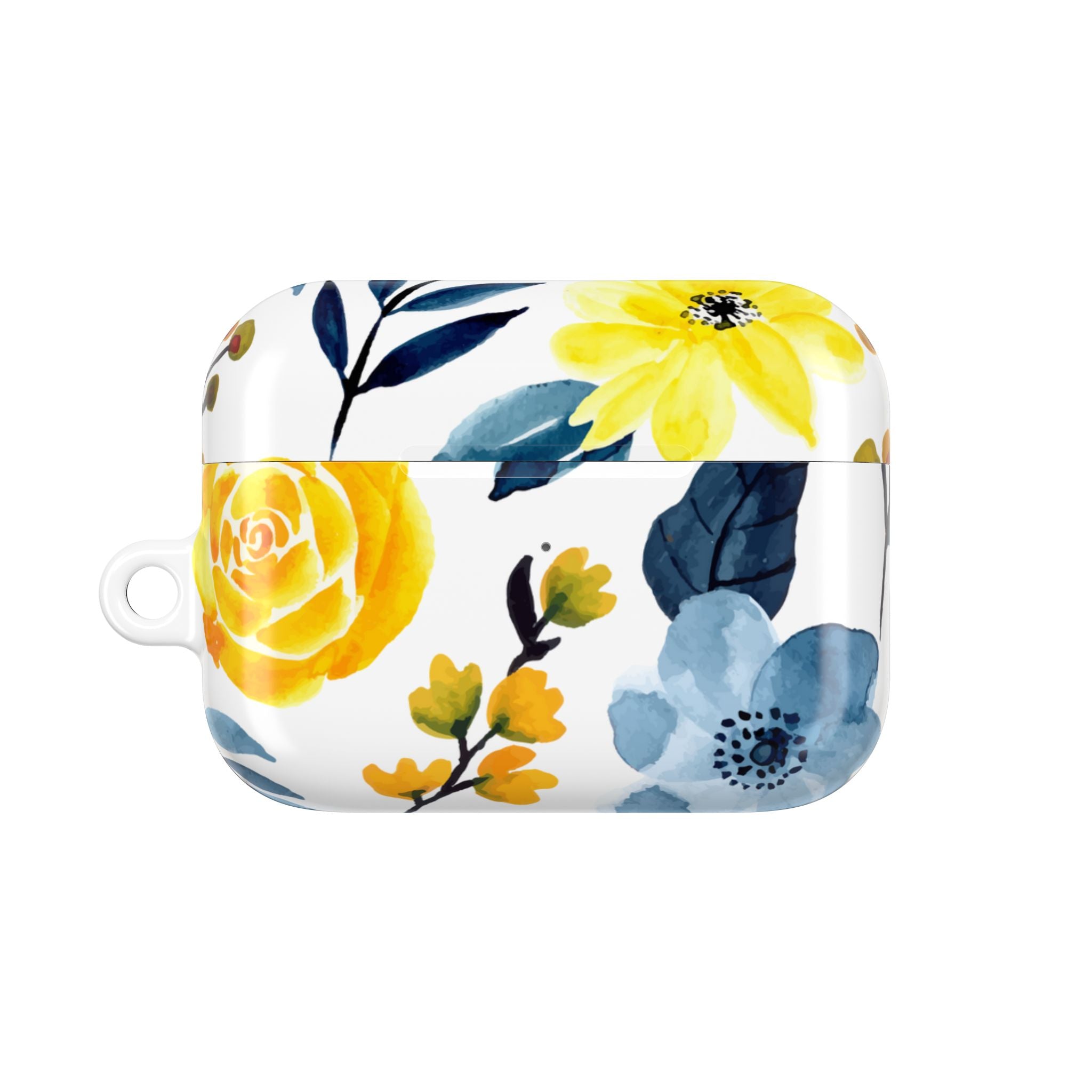 Yellow Blue Blossoms - AirPods Case