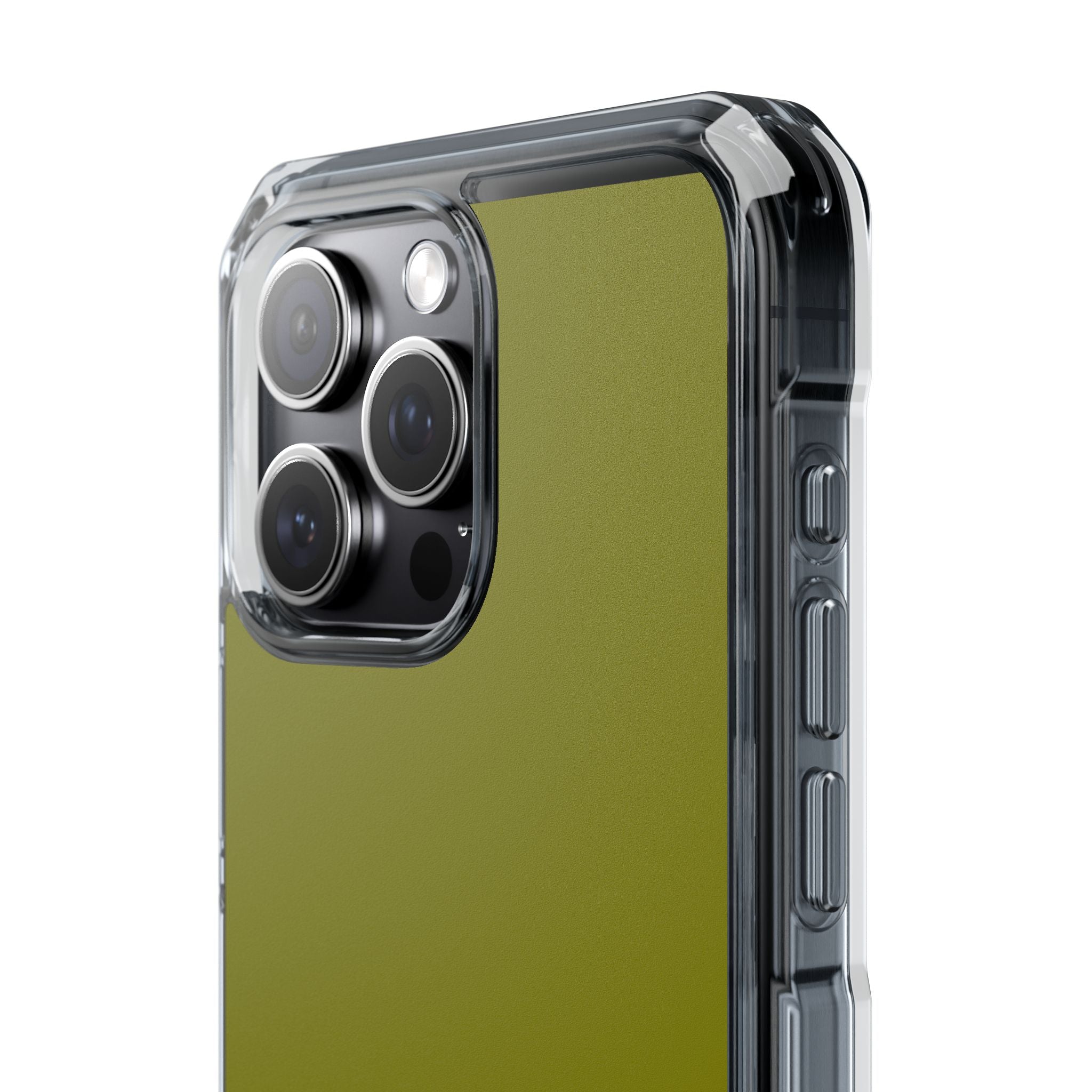 Olive Green iPhone 15 - Impact Clear+