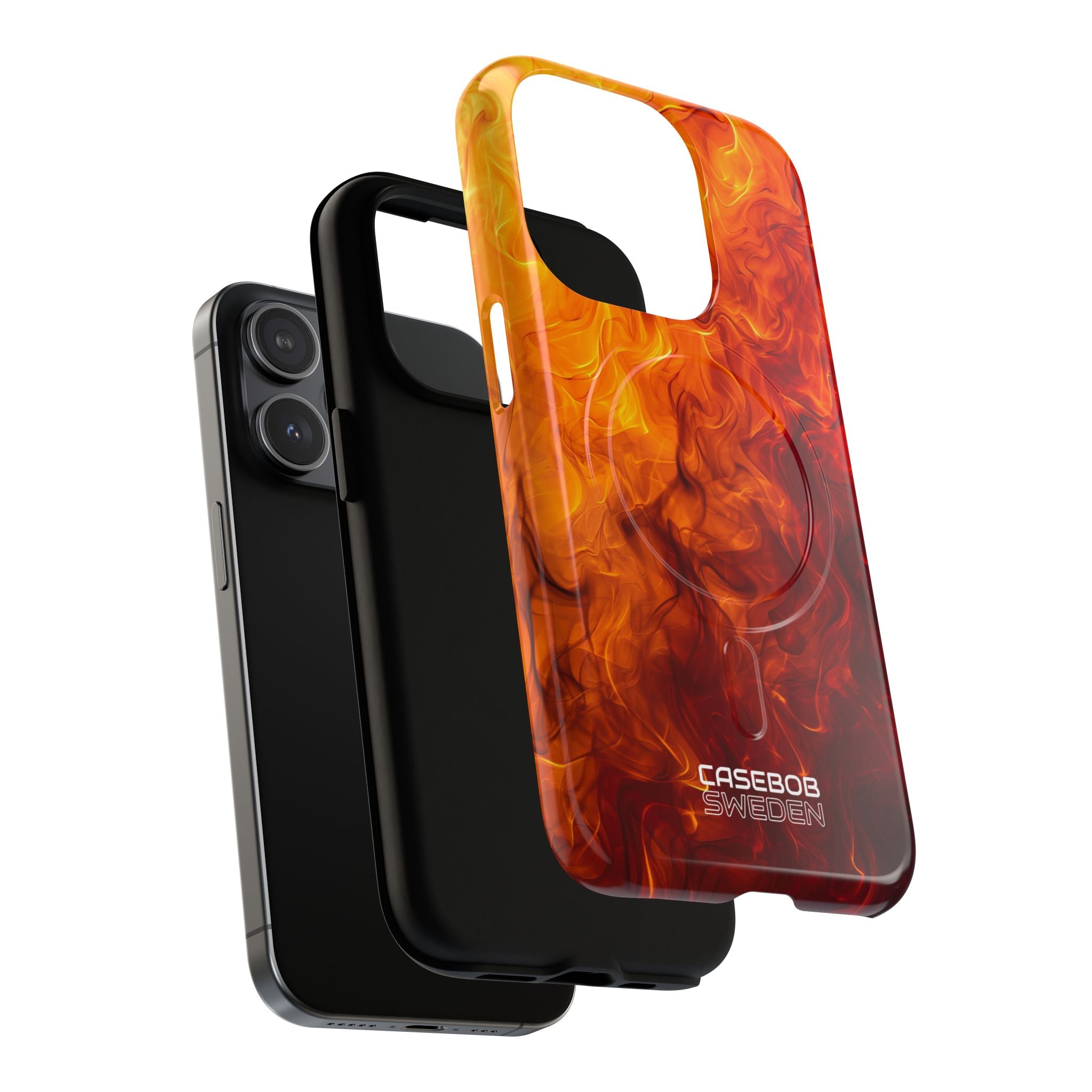 Flaming Energy Swirl iPhone 15 - Tough+