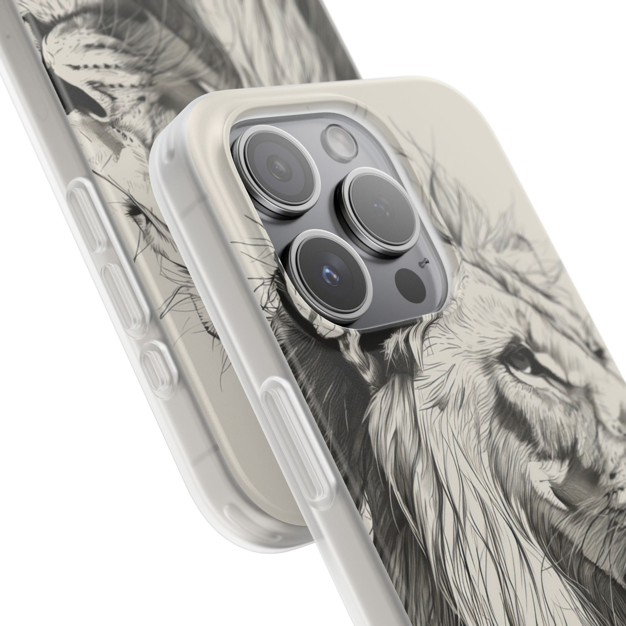 Lion Flow iPhone 15 Pro Case - Soft