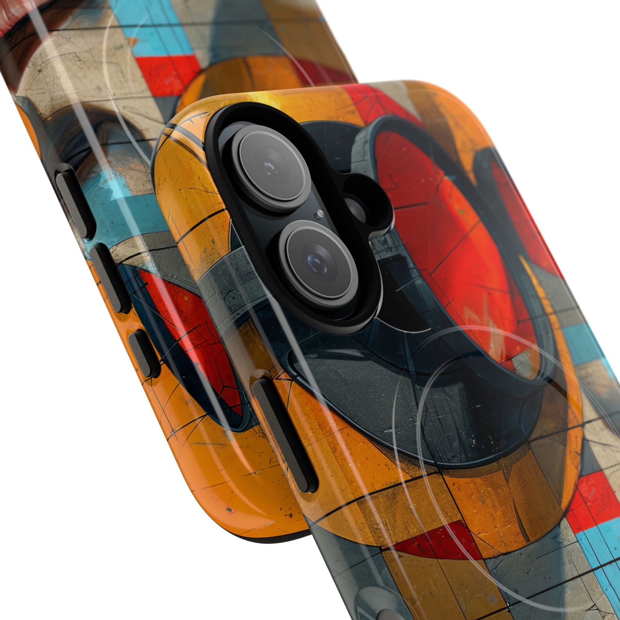 Futuristic Cubist Visions iPhone 16 - Tough+